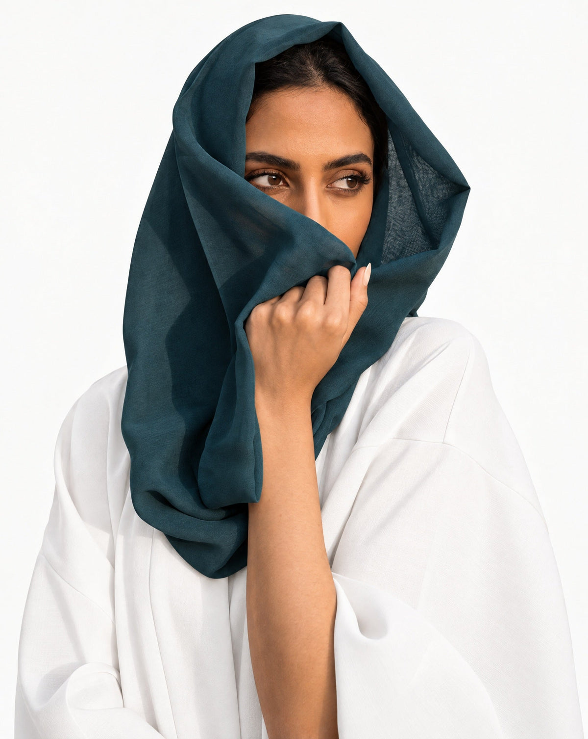 VOILE SNOOD DARK GREEN - HAALINC. - MIRA Y MANO