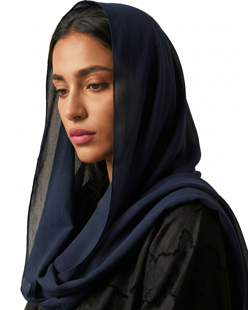 VOILE SNOOD NAVY - HAALINC. - MIRA Y MANO