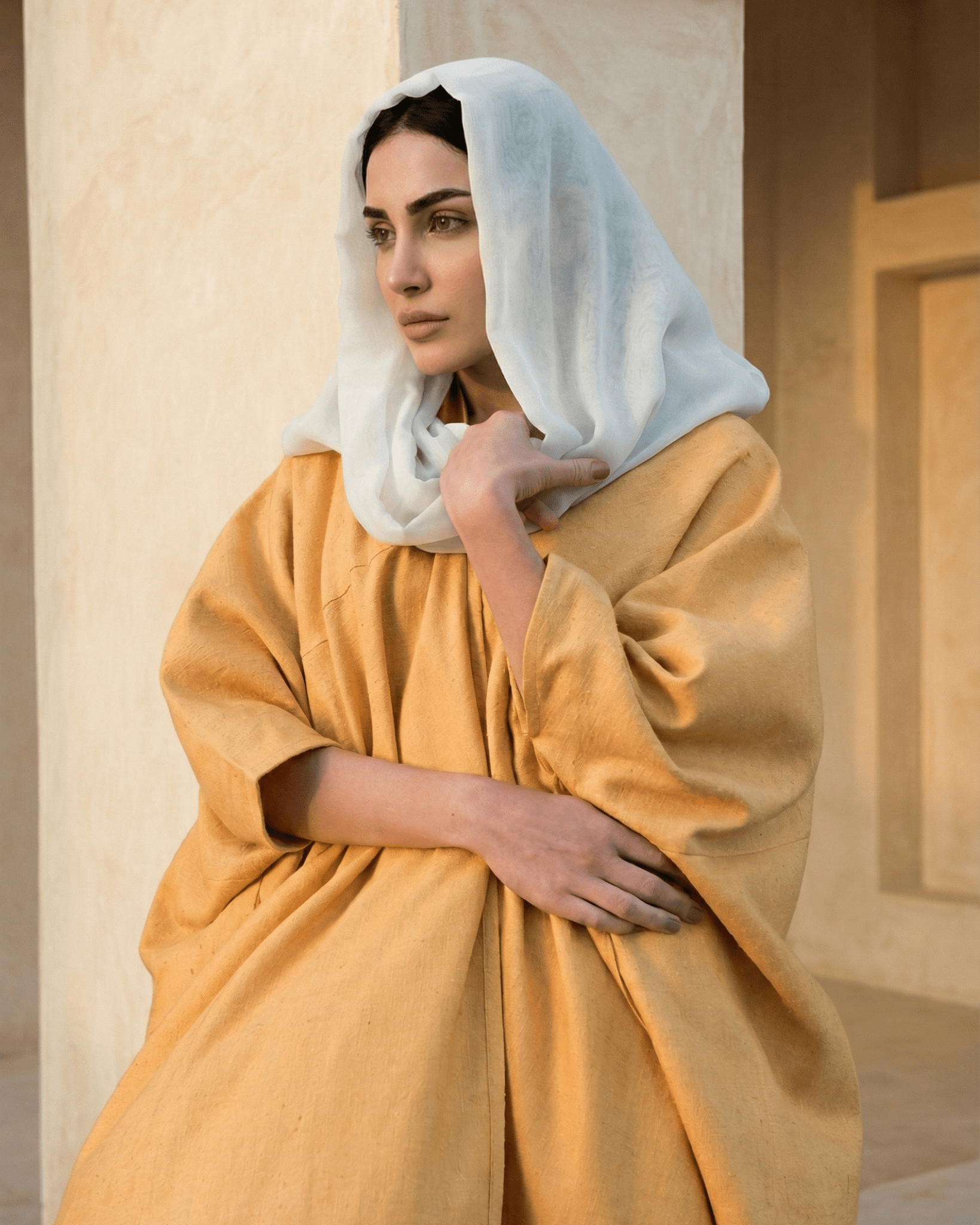 VOILE SNOOD OFFWHITE - HAALINC. - MIRA Y MANO