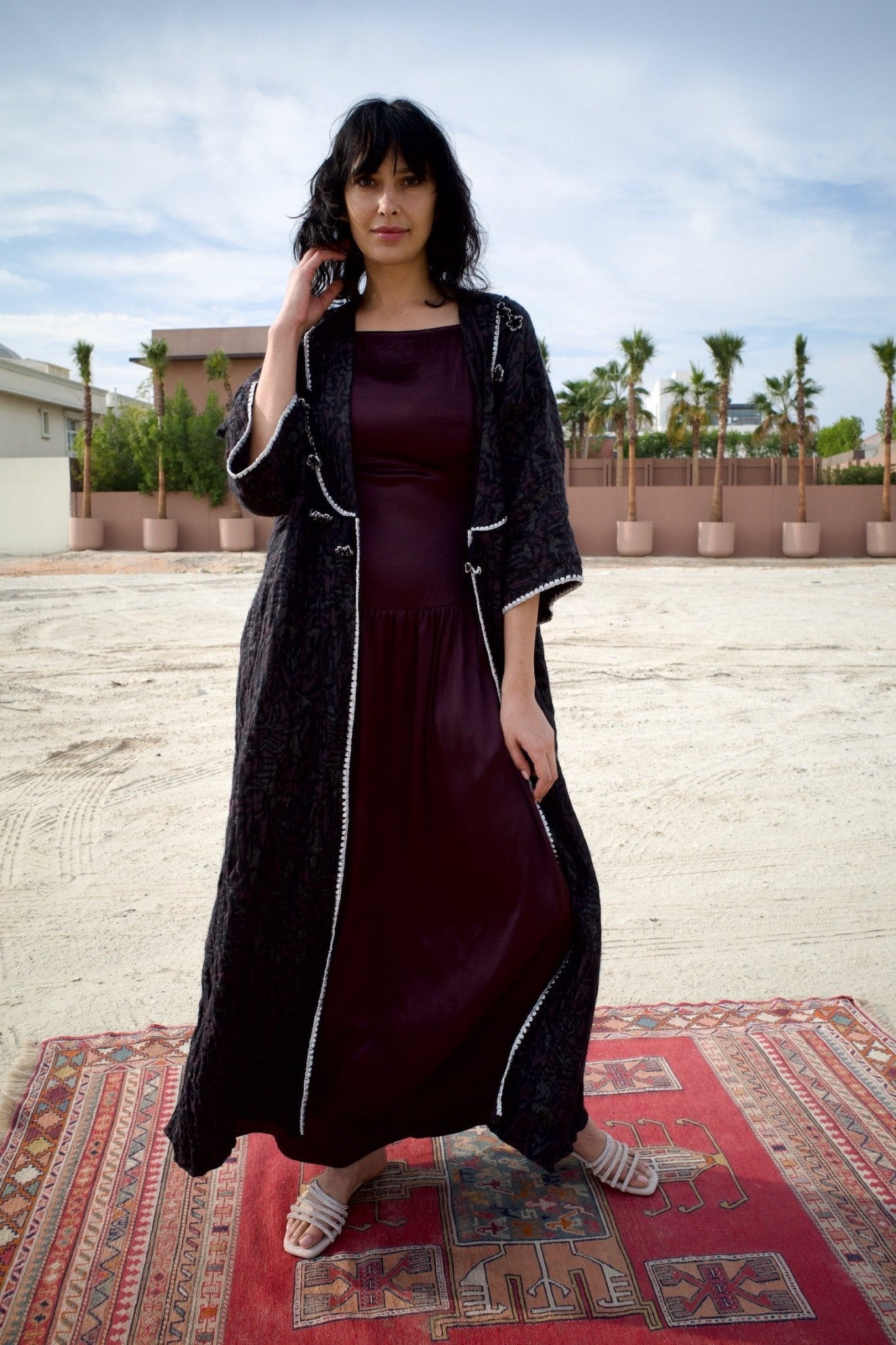 S140PYAT ABAYA SET - JAMELOO - MIRA Y MANO