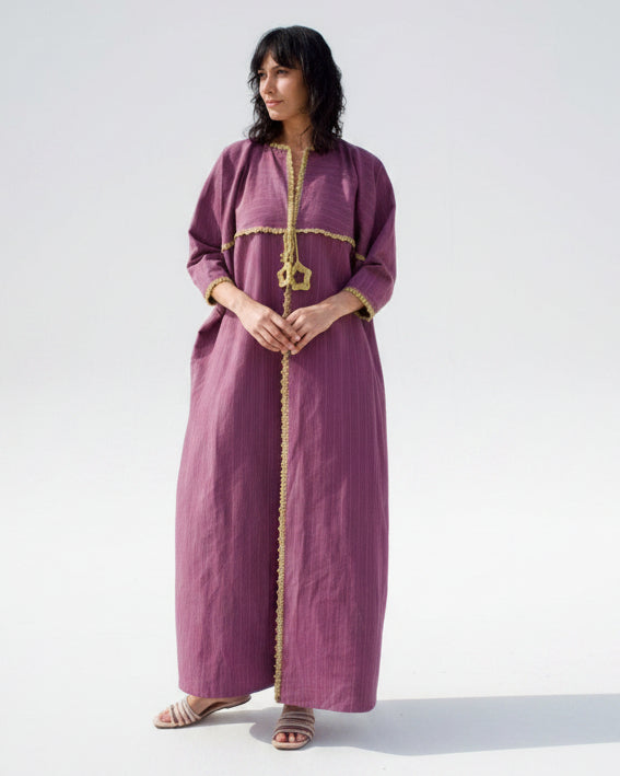 S144MARSTR ABAYA SET - JAMELOO - MIRA Y MANO