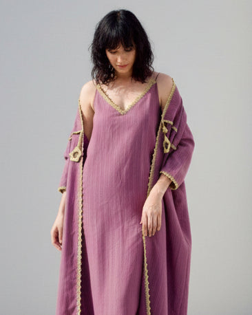 S144MARSTR ABAYA SET - JAMELOO - MIRA Y MANO