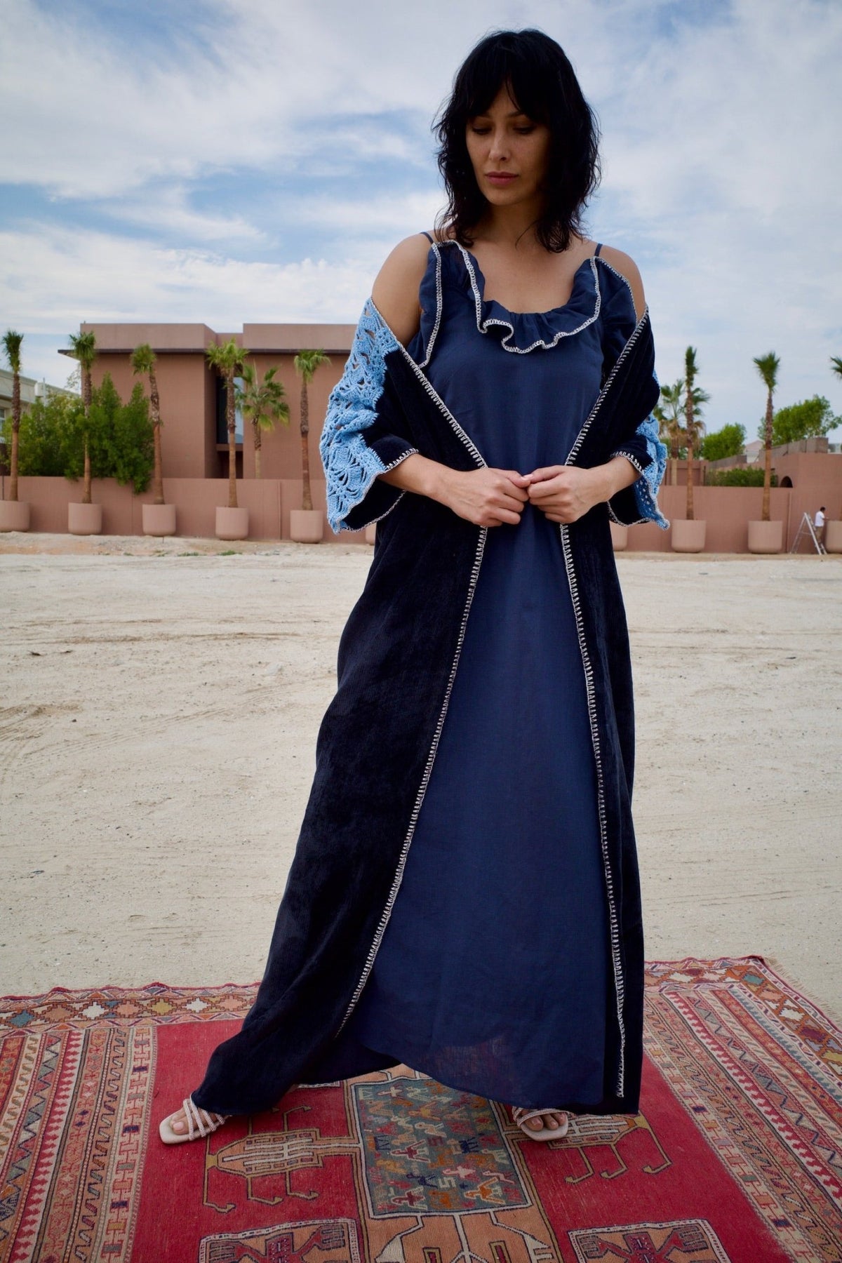 S146NB ABAYA SET - JAMELOO - MIRA Y MANO