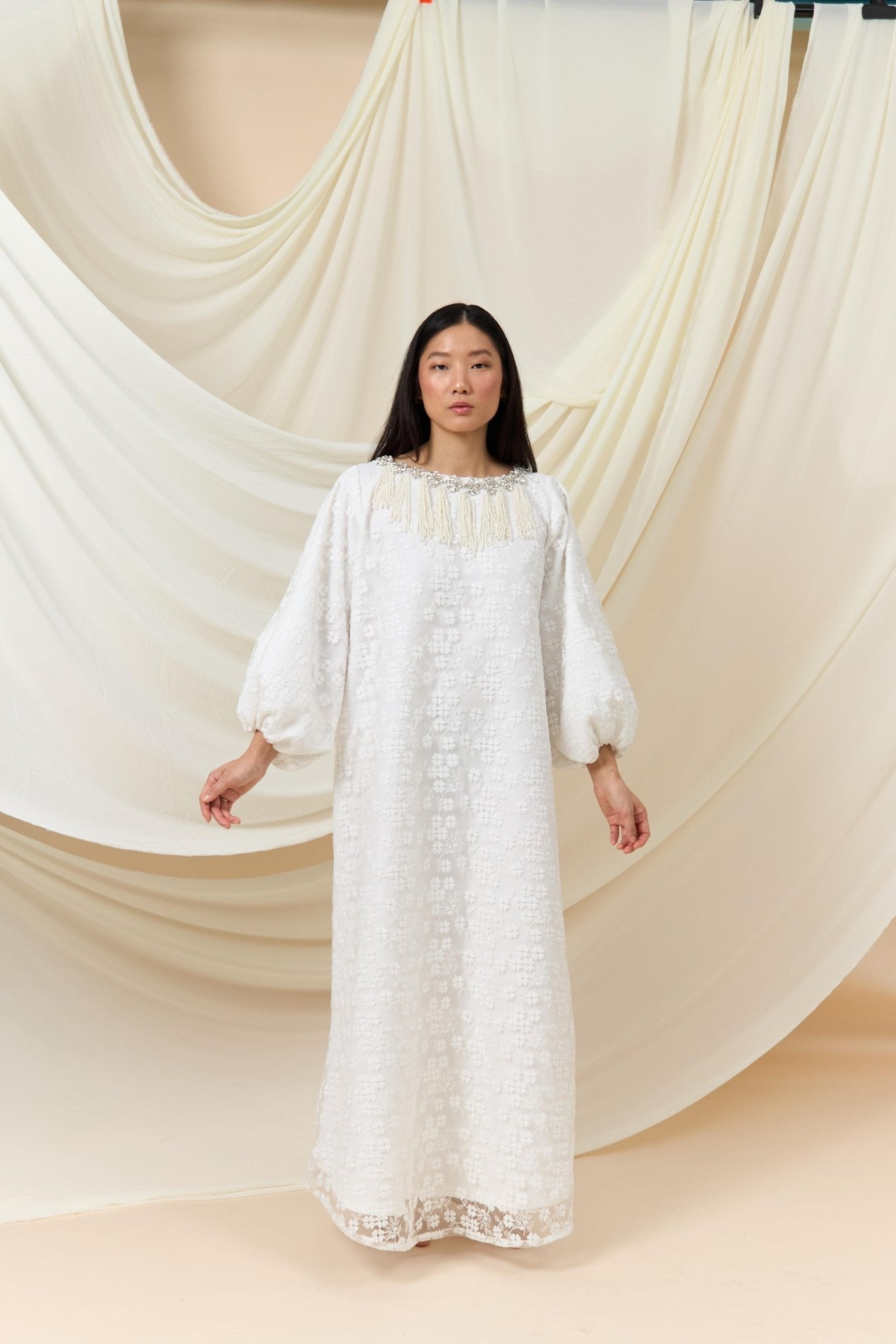 ORIENTAL OPULENCE KAFTAN - KAIA LINENS - MIRA Y MANO