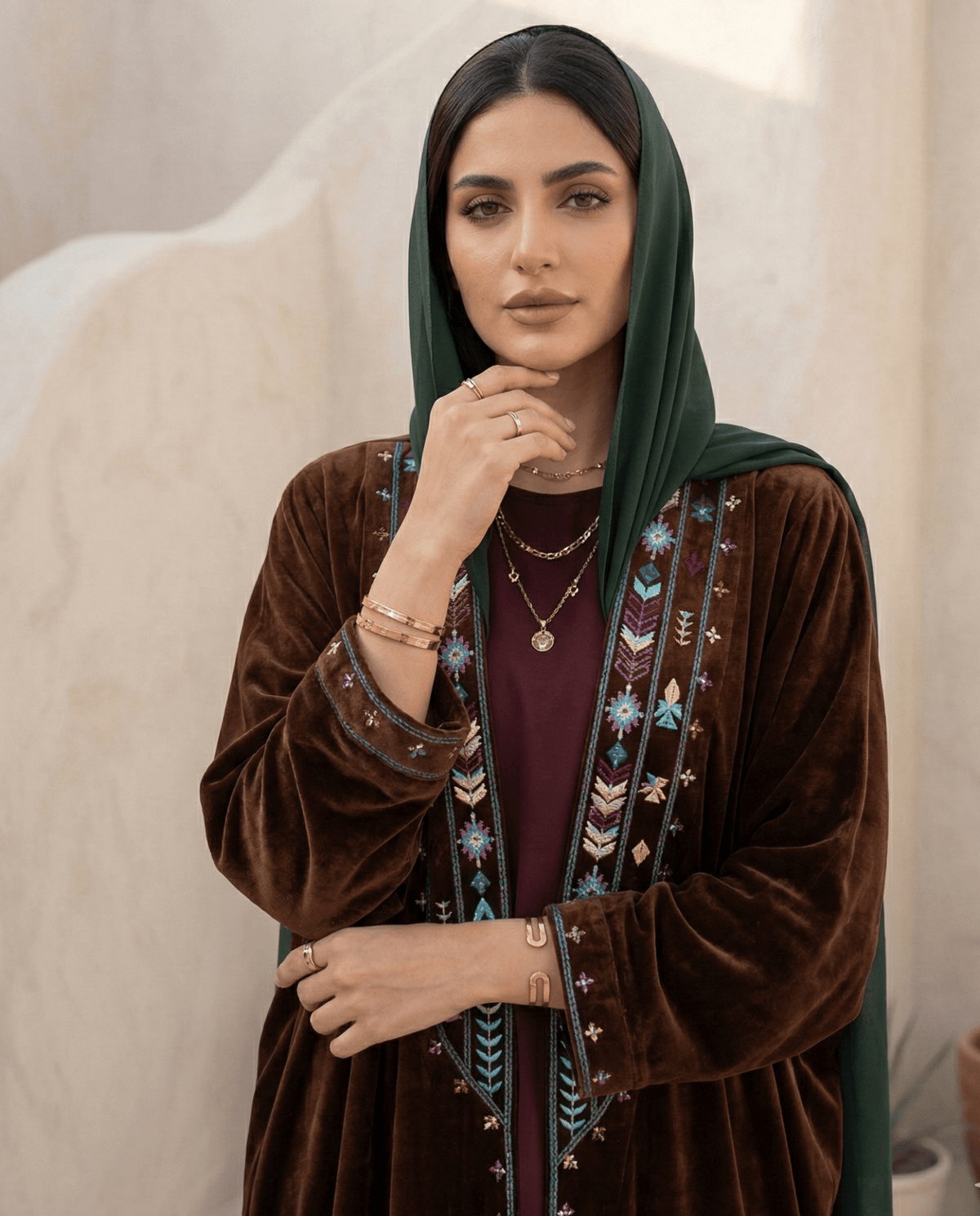 M0765 KRT ABAYA - KERTA COLLECTION - MIRA Y MANO