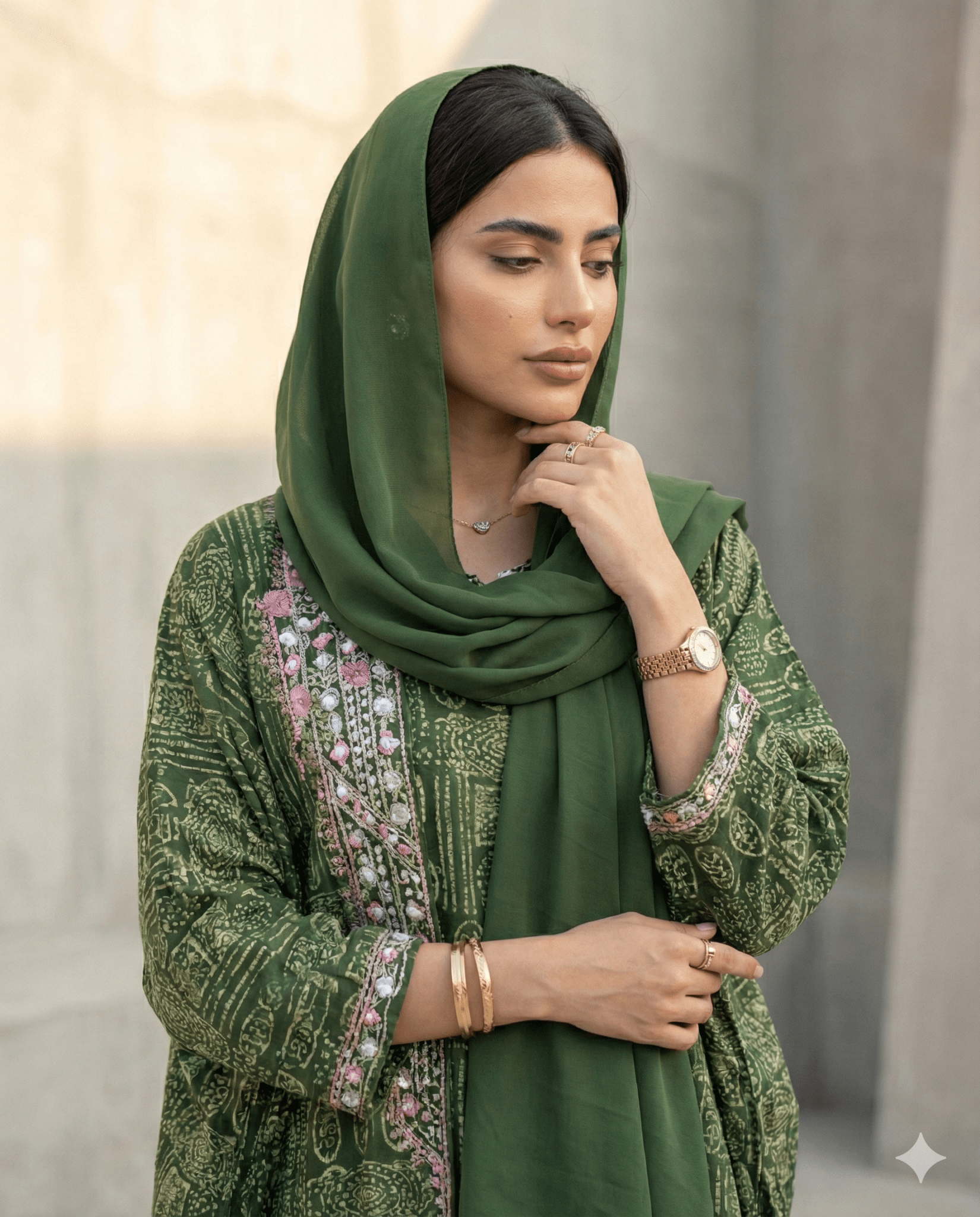 M0779 KRT ABAYA SET - KERTA COLLECTION - MIRA Y MANO