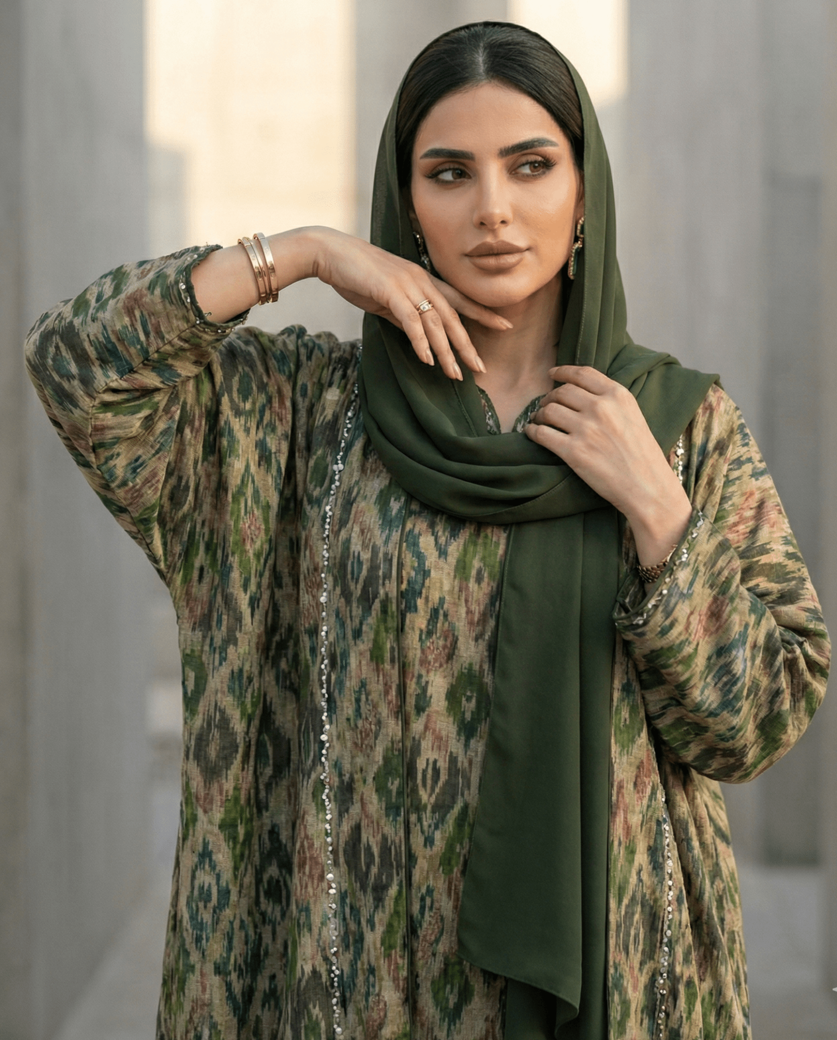 M0783 KRT ABAYA SET - KERTA COLLECTION - MIRA Y MANO