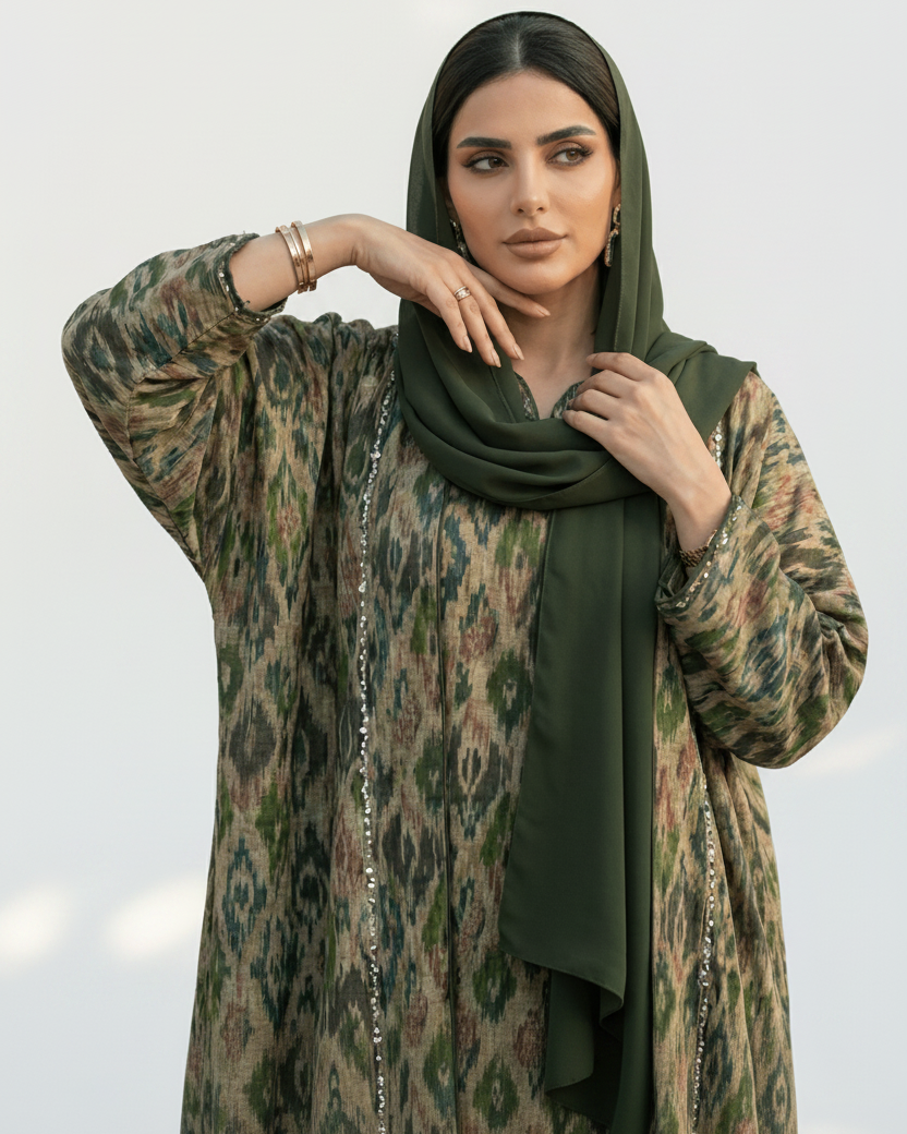 M0783 KRT ABAYA SET - KERTA COLLECTION - MIRA Y MANO