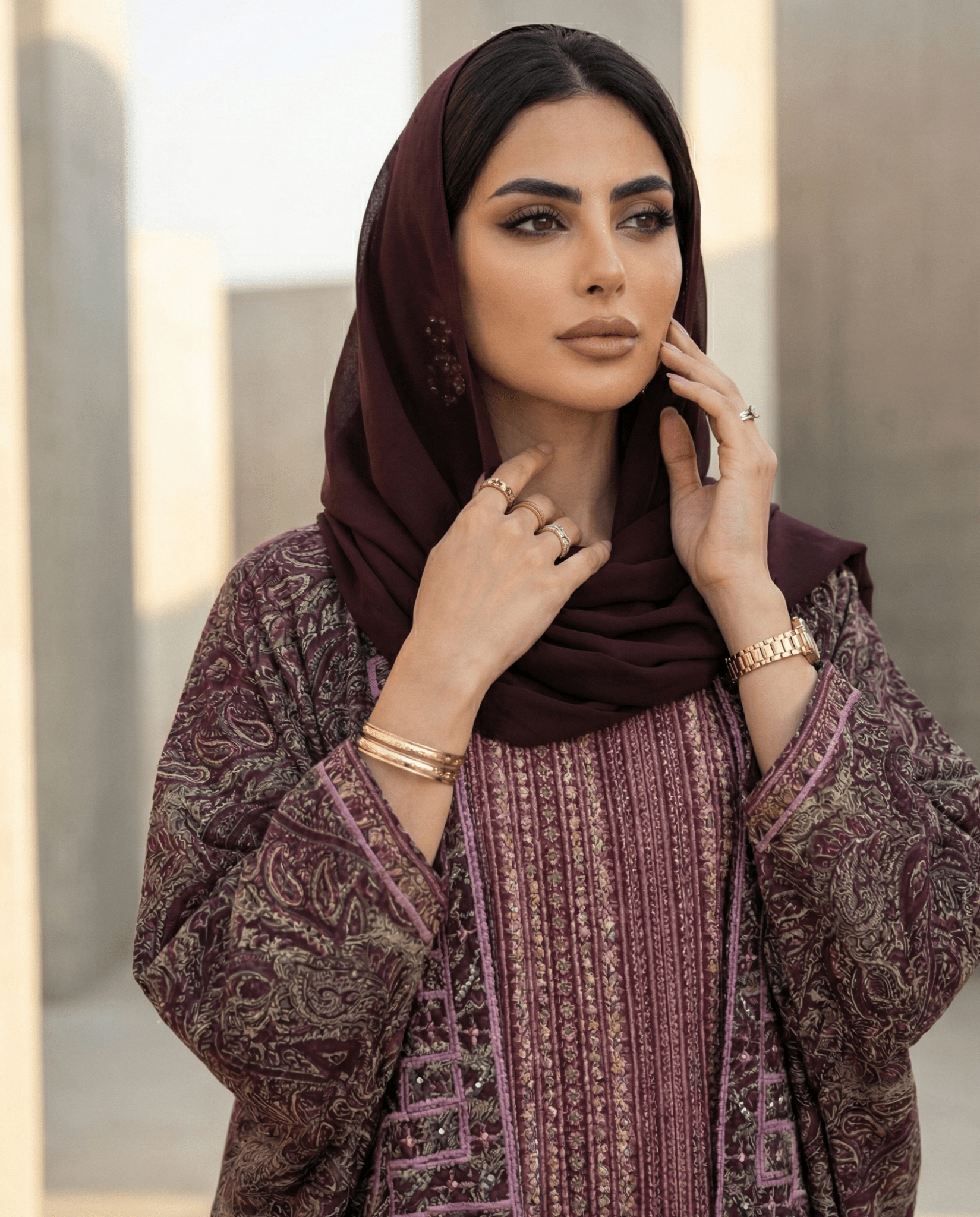 M0785 KRT ABAYA SET - KERTA COLLECTION - MIRA Y MANO