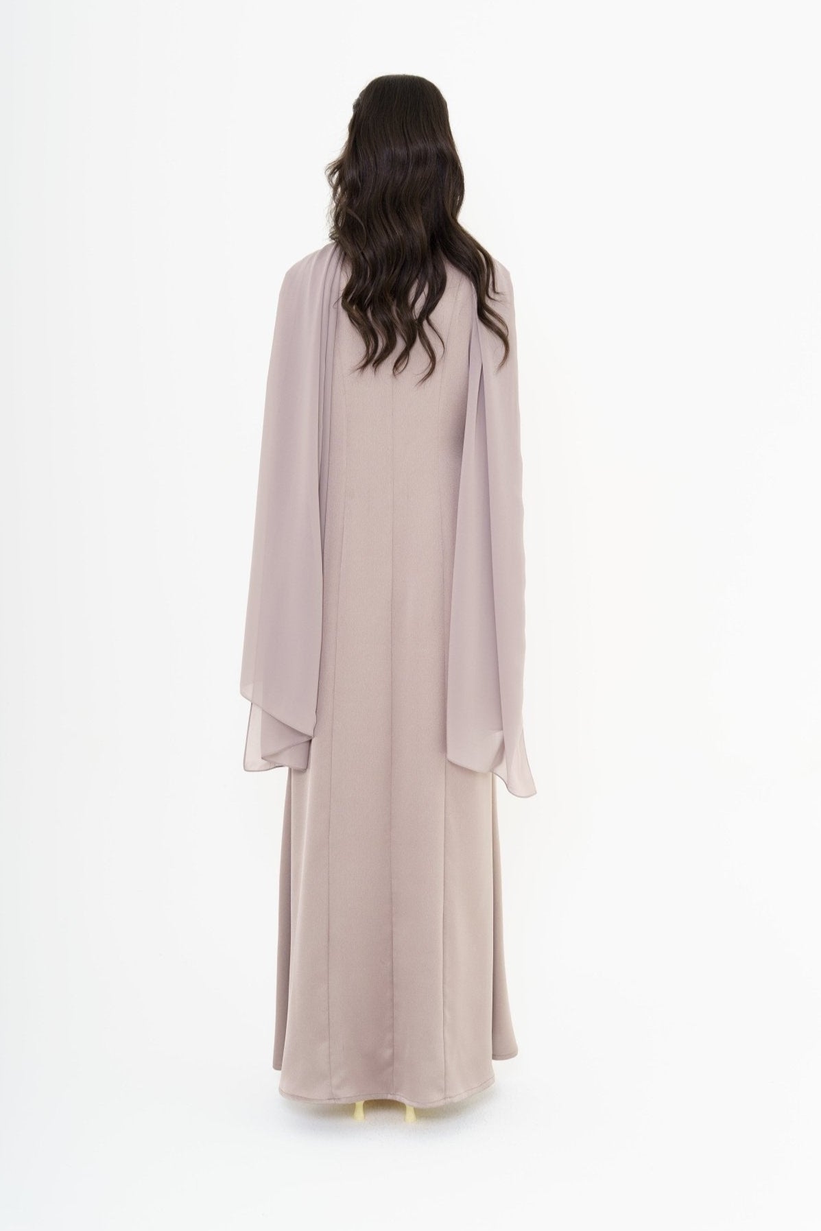 BE - 01 BRIANNA ECRU ABAYA - KHAM - MIRA Y MANO