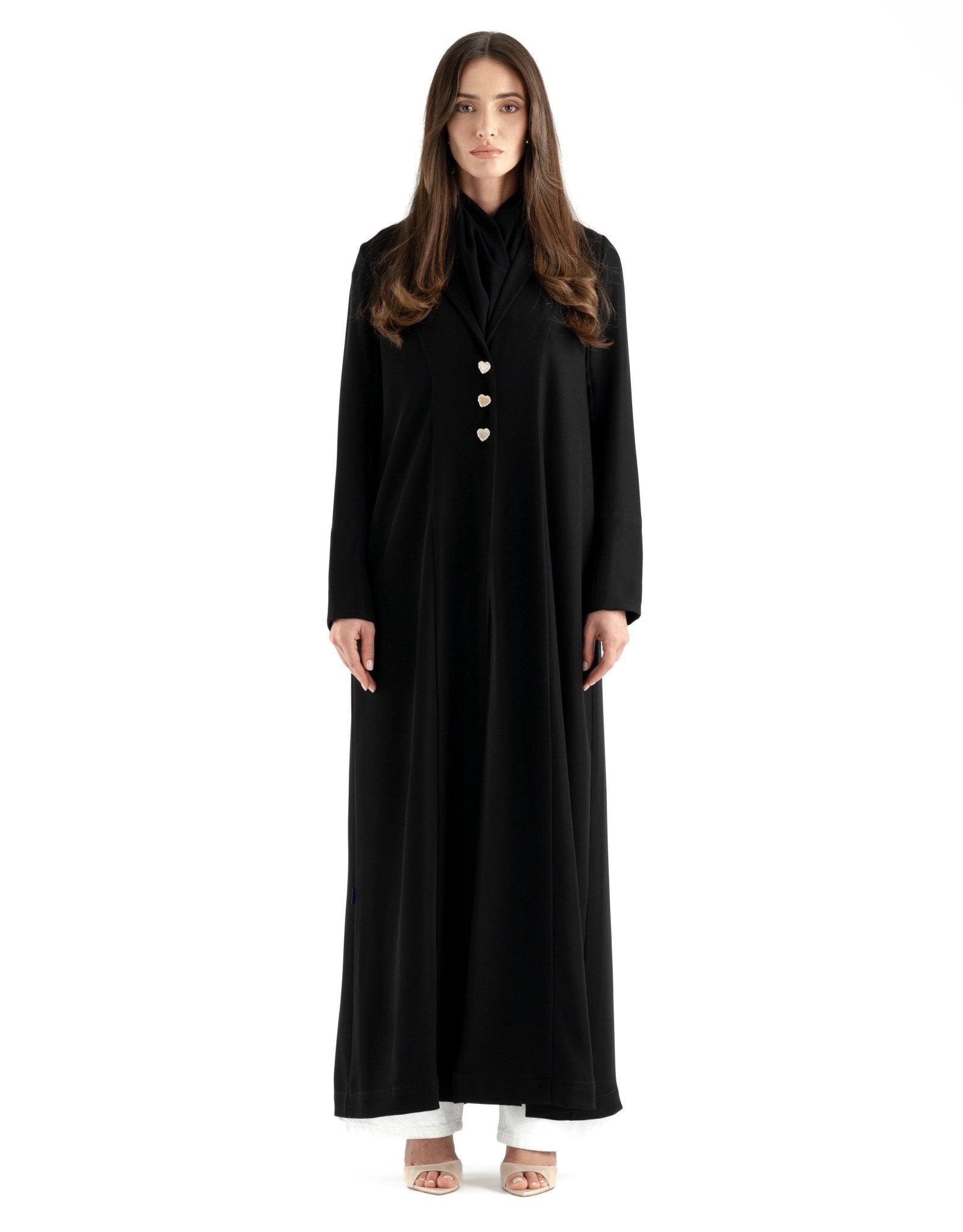 ERIN BLACK ABAYA - KHAM - MIRA Y MANO