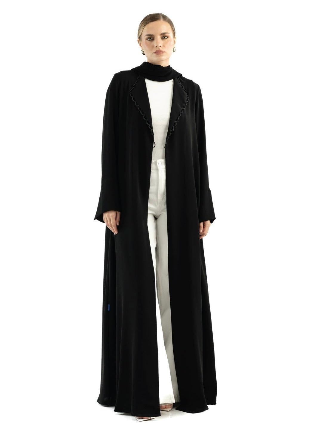 QUINY BLACK ABAYA - KHAM - MIRA Y MANO