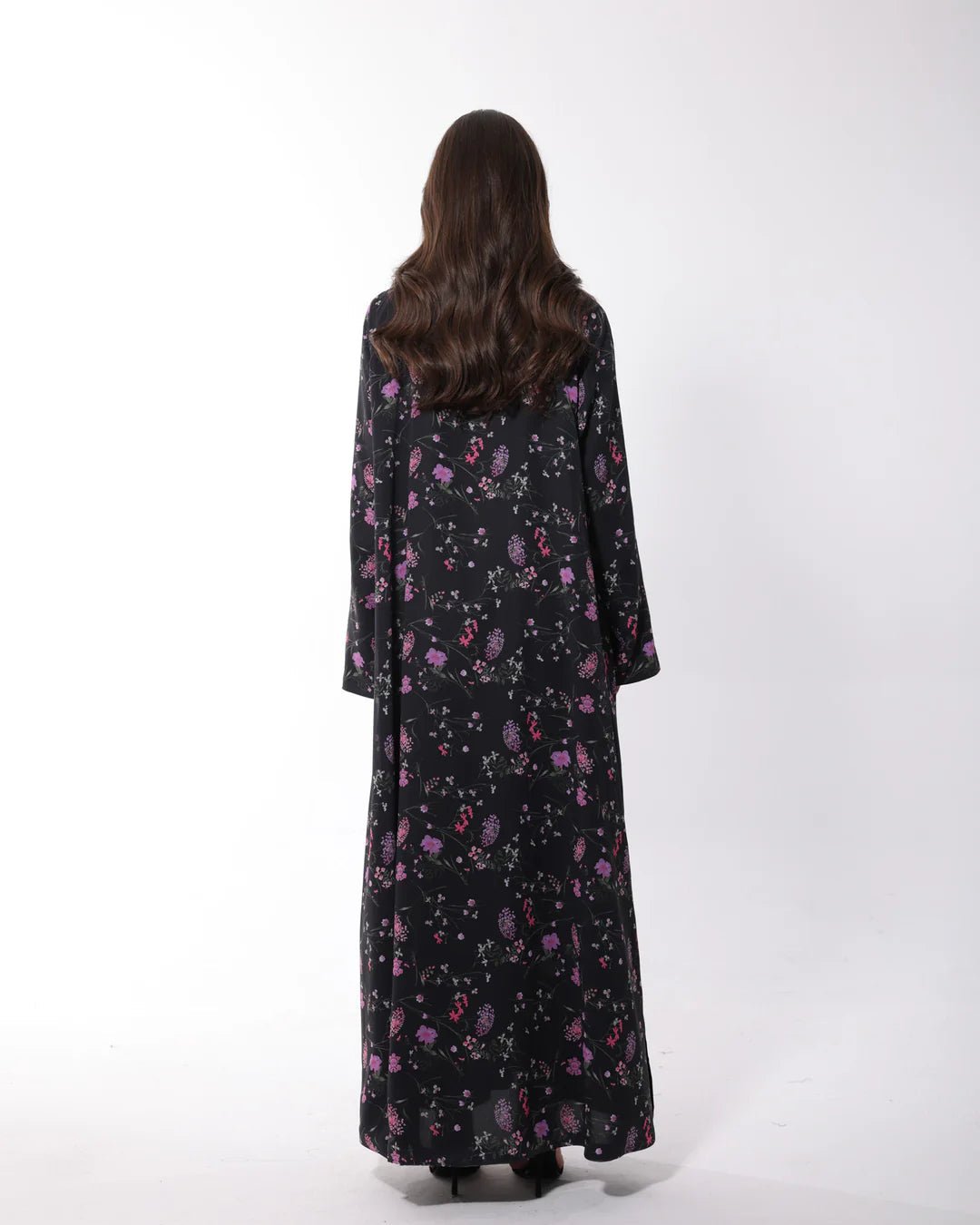 BLUSH NOIR ABAYA - LA SOIIE - MIRA Y MANO