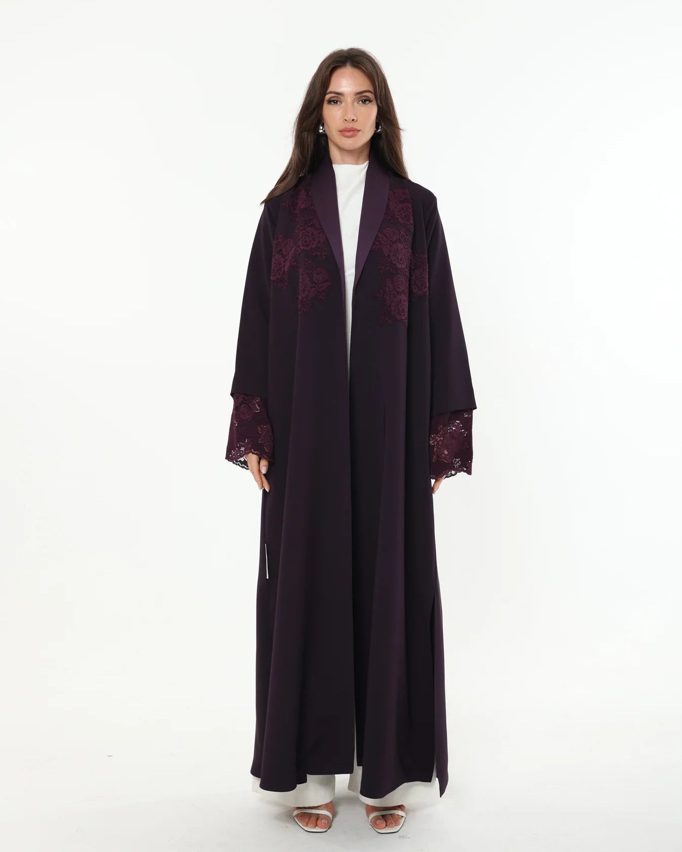TIMELESS VIOLET ABAYA - LA SOIIE - MIRA Y MANO