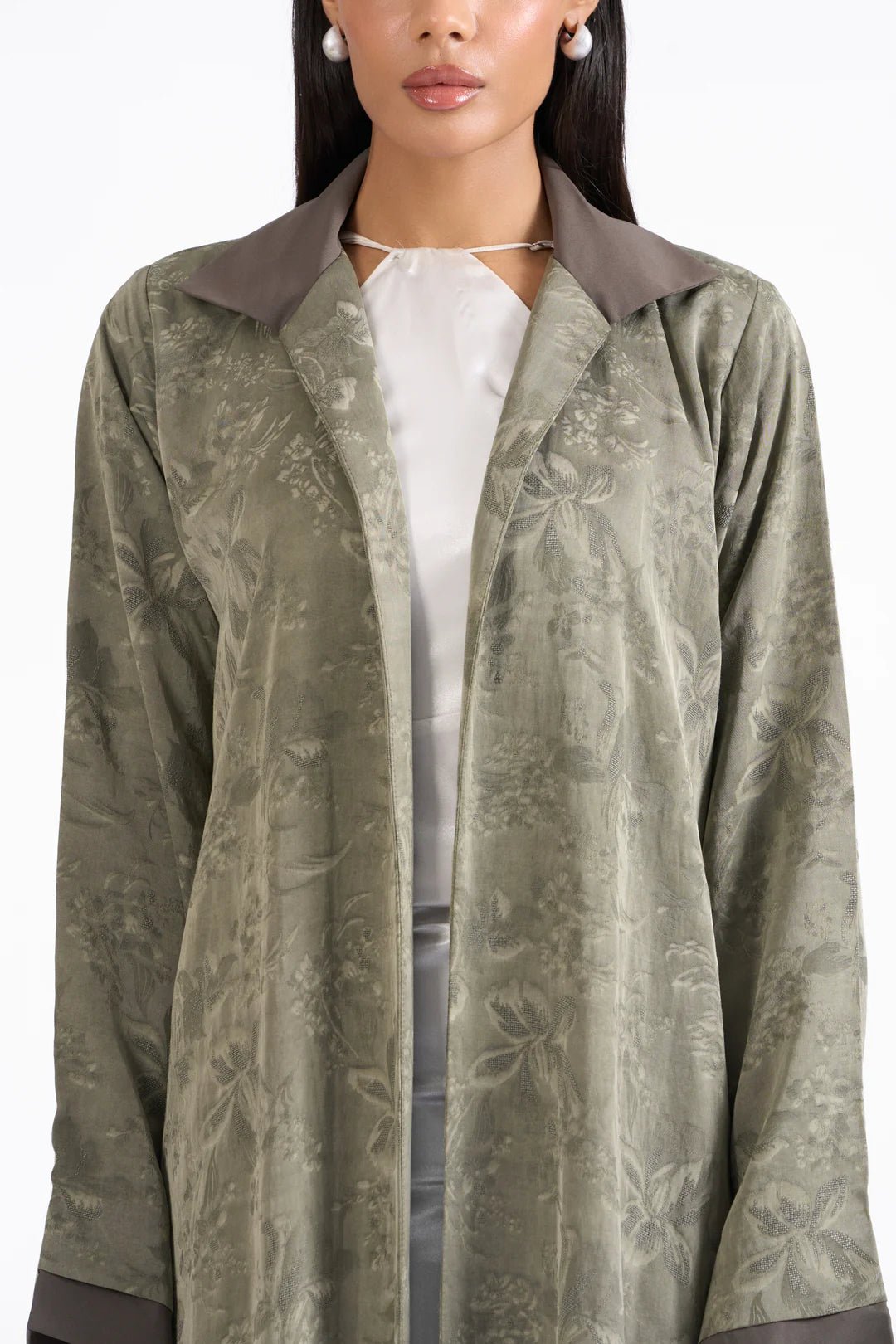VERDANT BLUSH ABAYA - LA SOIIE - MIRA Y MANO