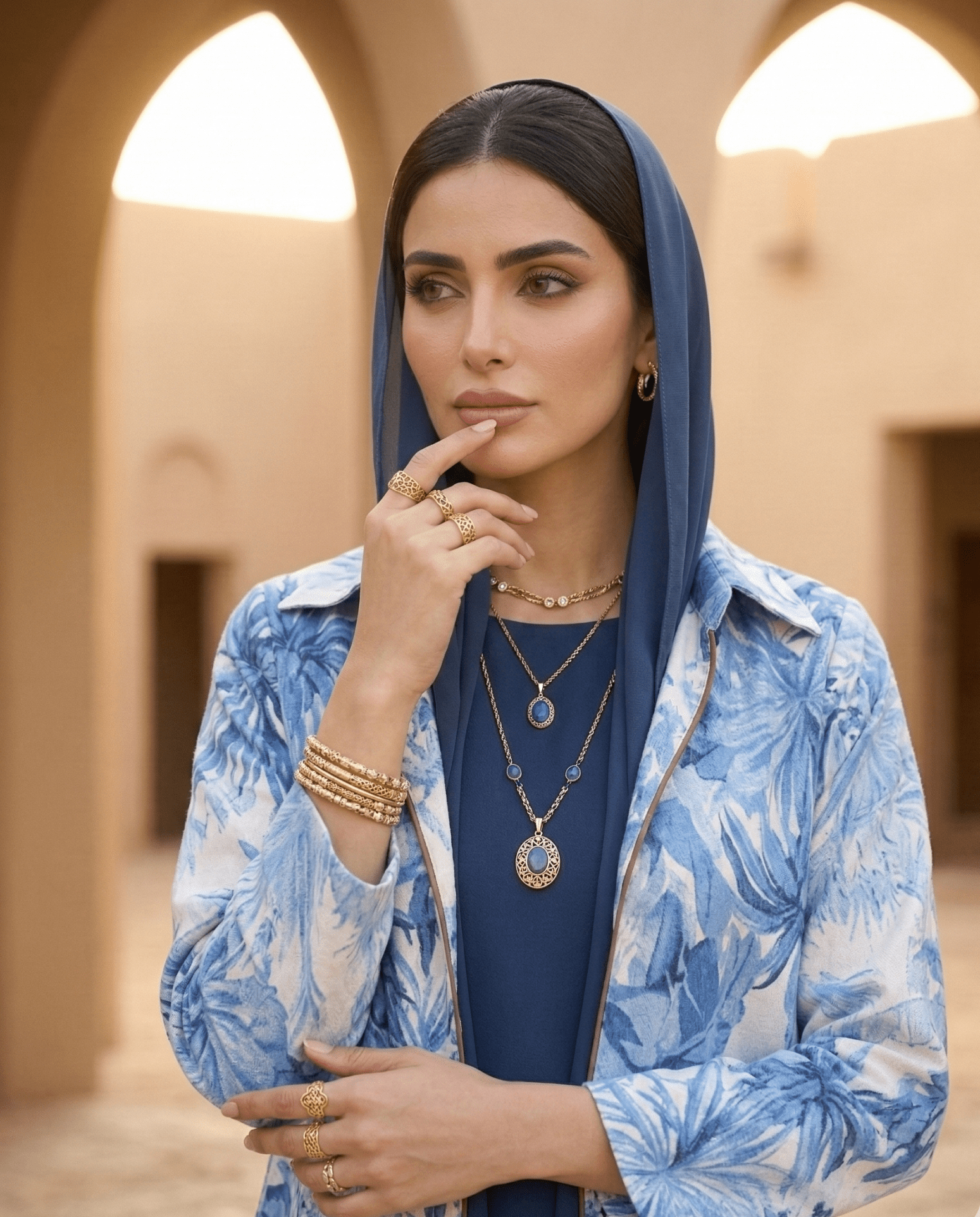 LA01053 - BL ABAYA - LAILA AL AWADHI - MIRA Y MANO