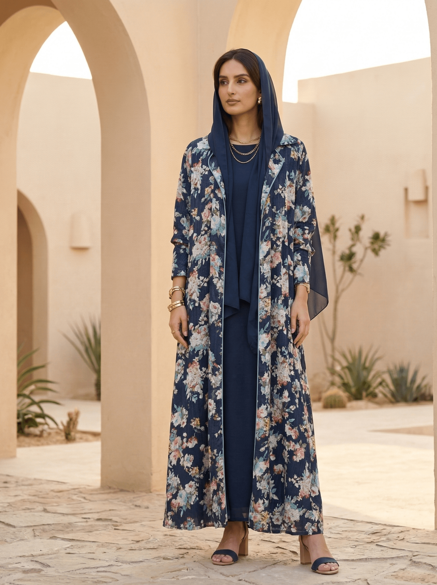 LA01053 - DB ABAYA - LAILA AL AWADHI - MIRA Y MANO