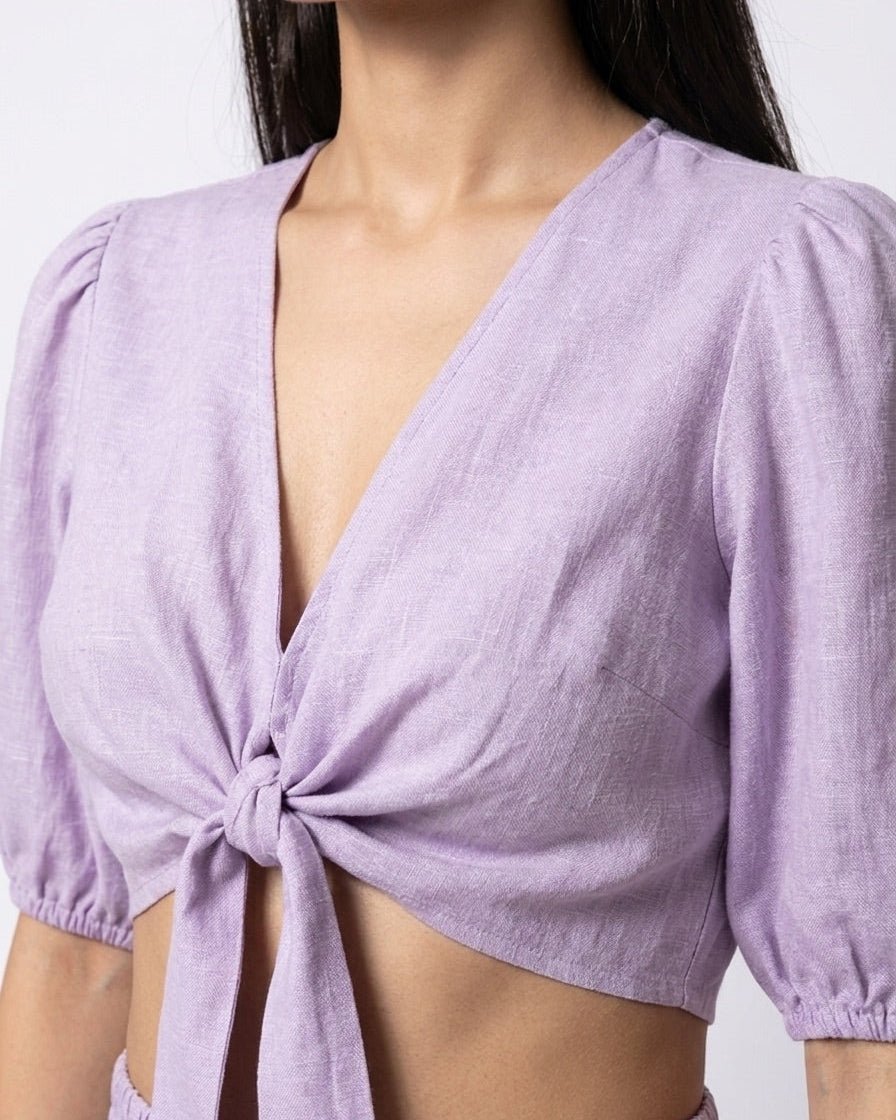 22069 LILAC TOP & SKIRT - LAYERS - MIRA Y MANO