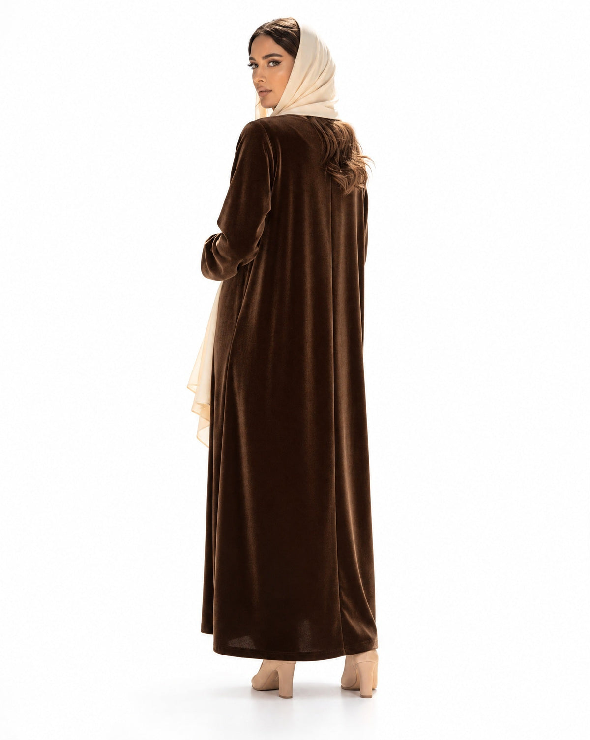 LOOK8-BR ABAYA VELVET - LAYERS-ALI - MIRA Y MANO