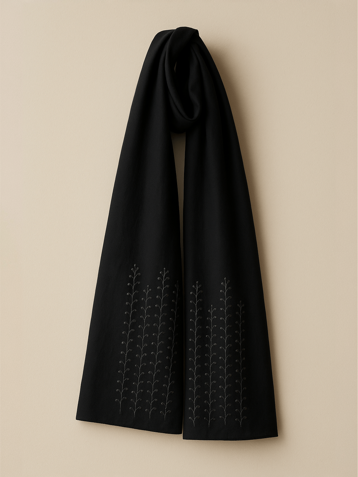 STYLE - 12S - BK SCARF - LAYERS - TLS - MIRA Y MANO