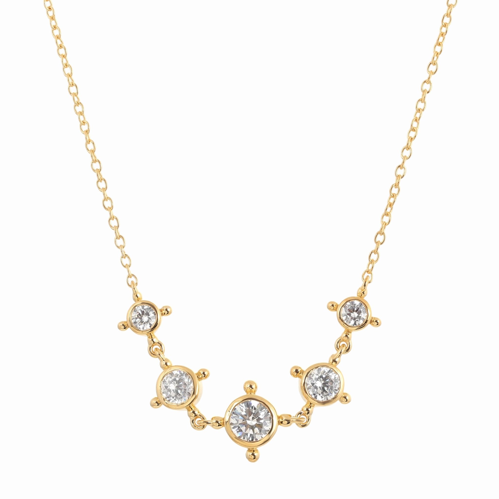 ASEER WH NECKLACE - L'ROSHA - MIRA Y MANO