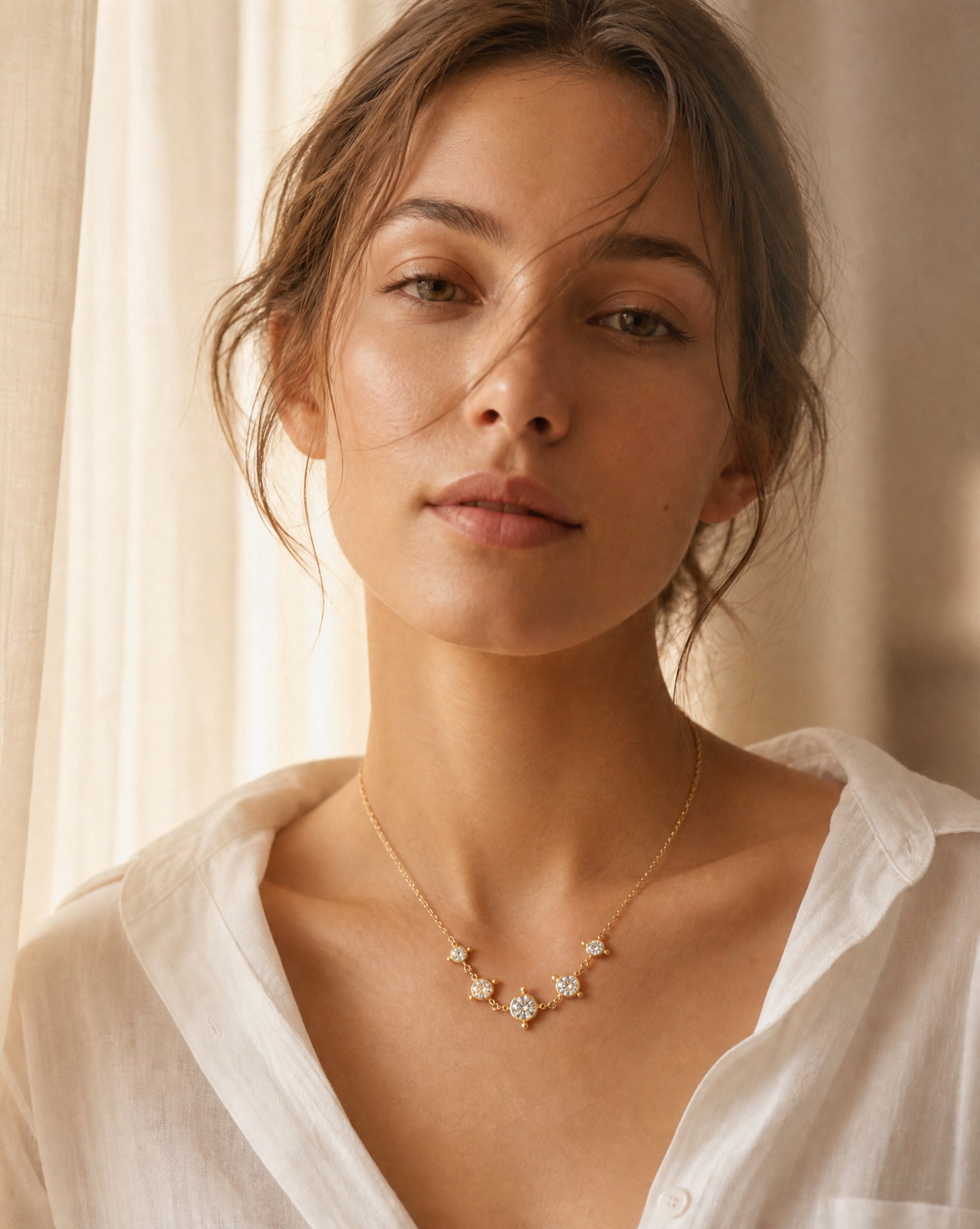 ASEER WH NECKLACE - L'ROSHA - MIRA Y MANO