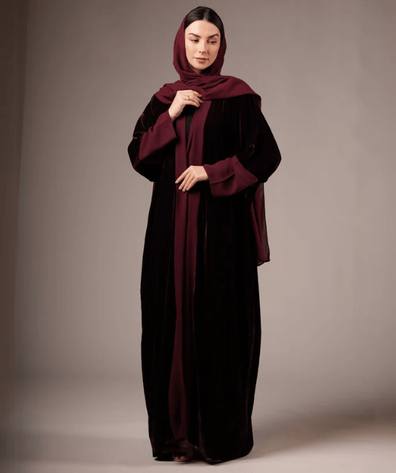 ALNOUD MAROON ABAYA - MAISON ARABELLE - MIRA Y MANO