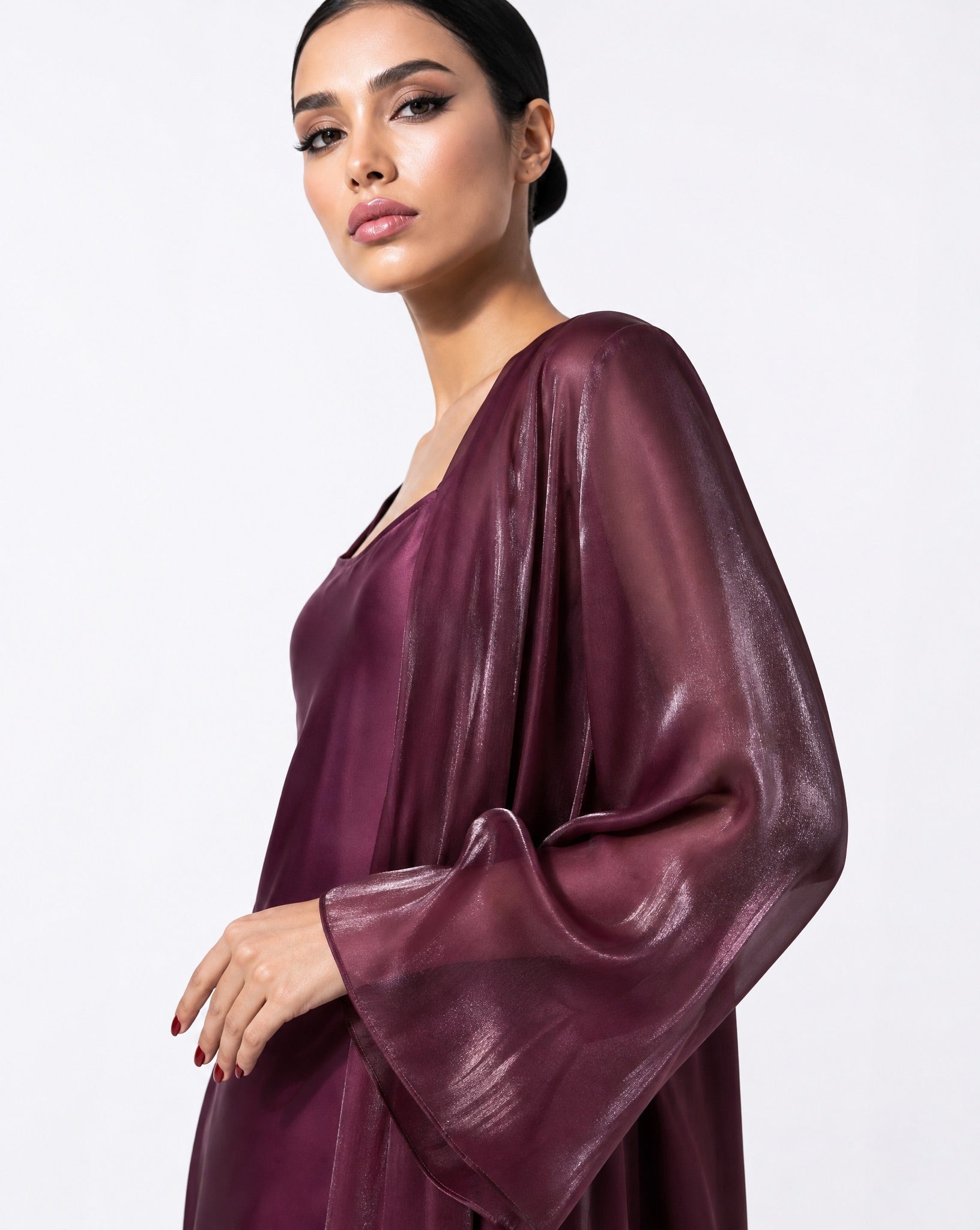 GIGI BURGANDY KAFTAN - MAISON ARABELLE - MIRA Y MANO
