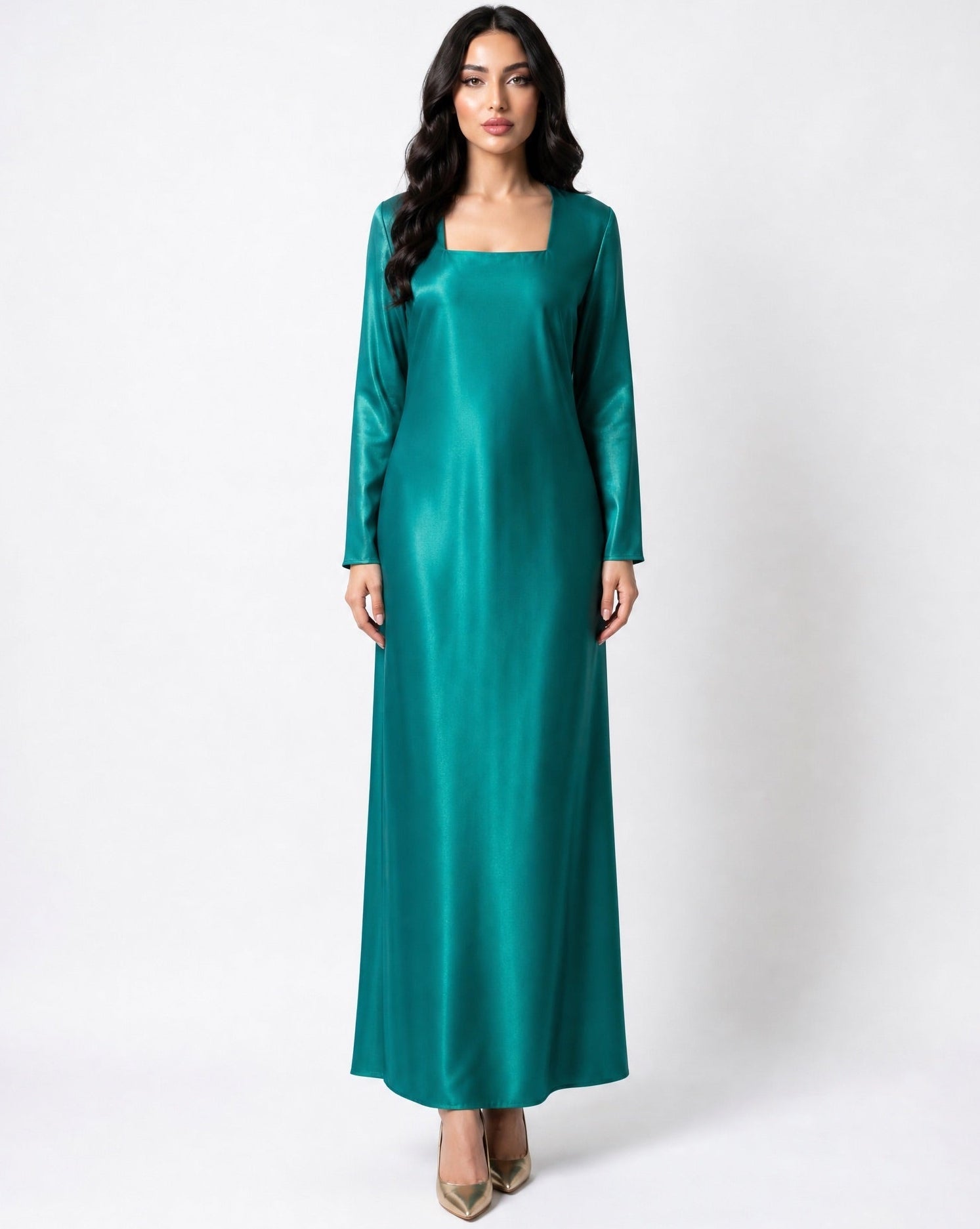 GIGI GREEN KAFTAN - MAISON ARABELLE - MIRA Y MANO