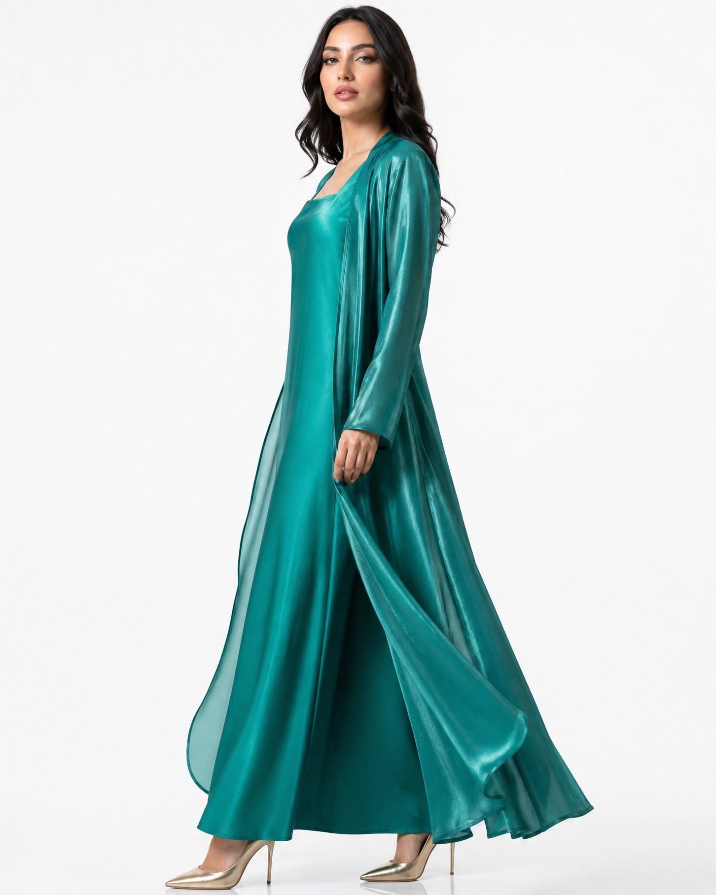 GIGI GREEN KAFTAN - MAISON ARABELLE - MIRA Y MANO