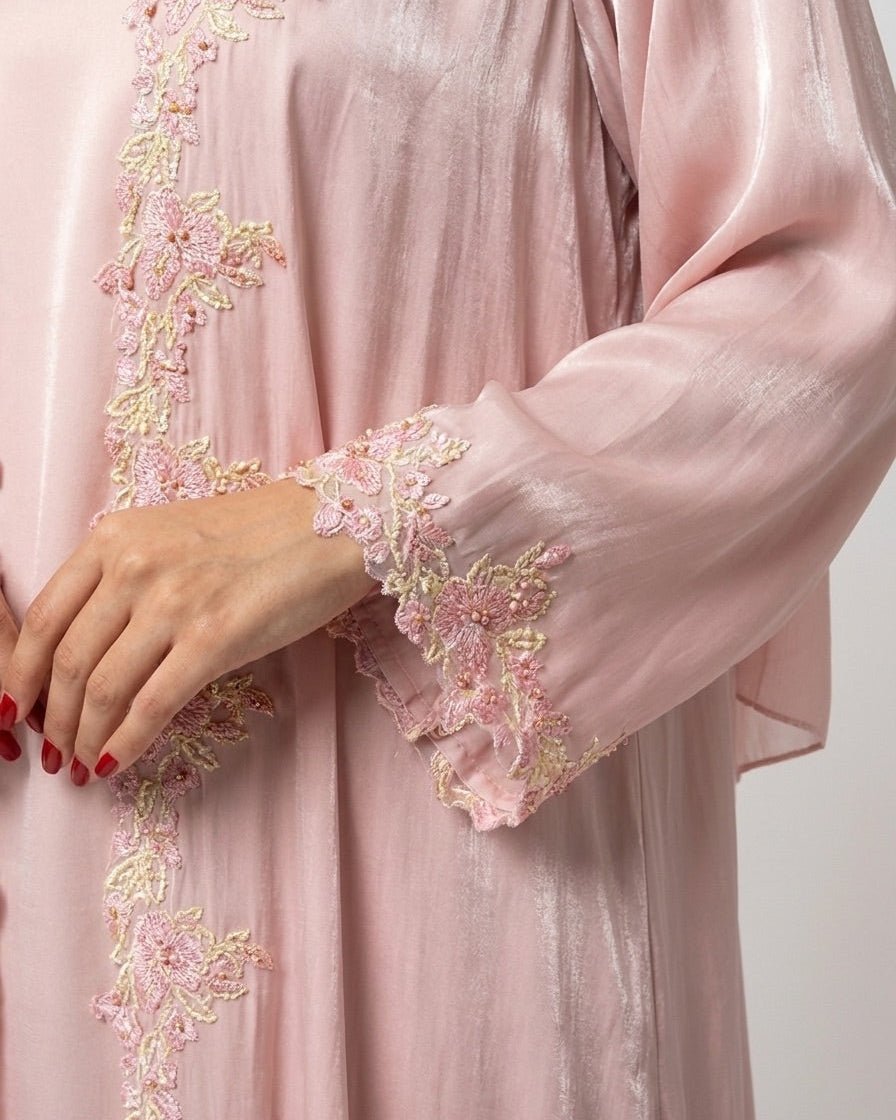 LARA PINK ABAYA SET - MAISON ARABELLE - MIRA Y MANO