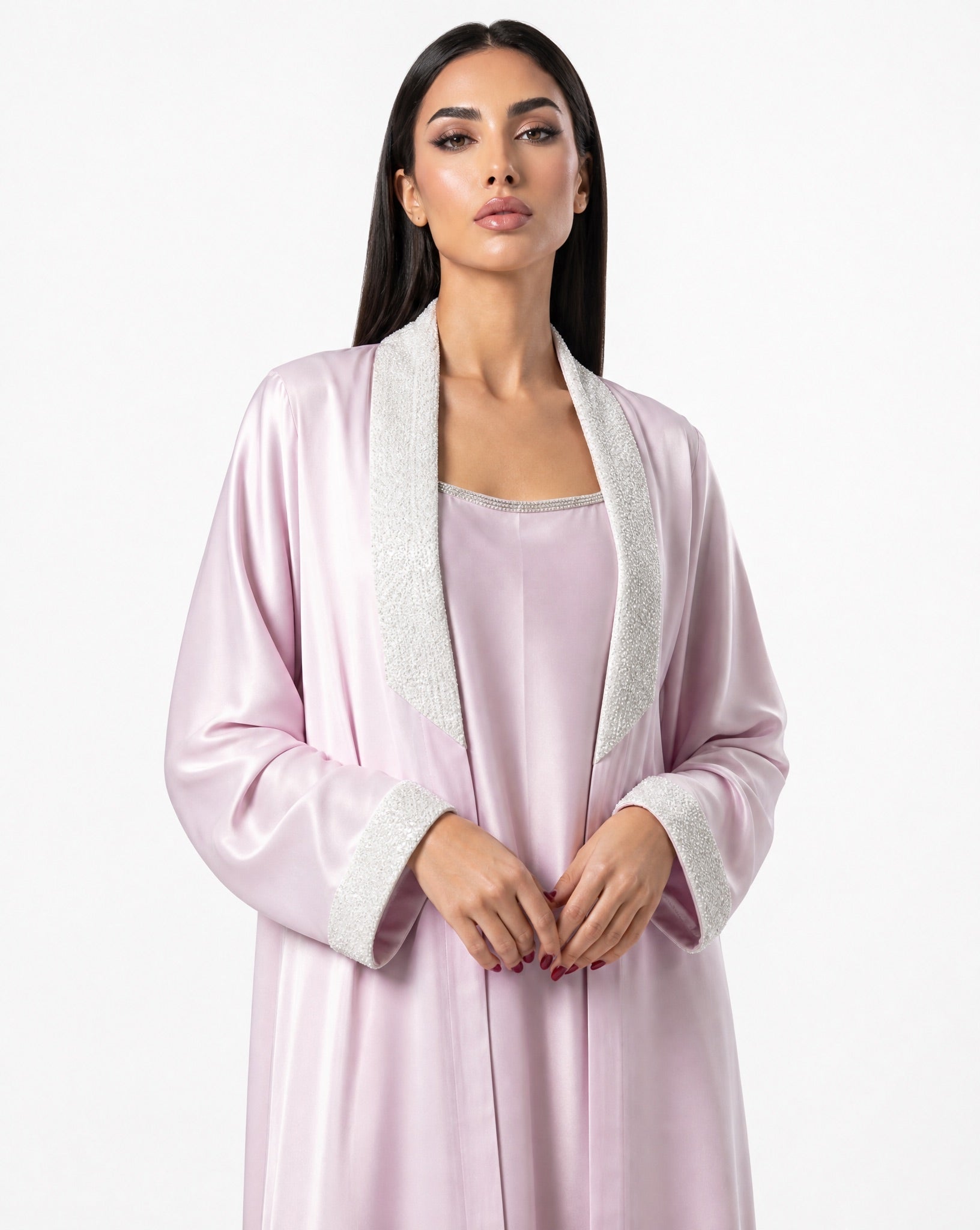 LIGHT PURPLE ABAYA SET - MAISON ARABELLE - MIRA Y MANO