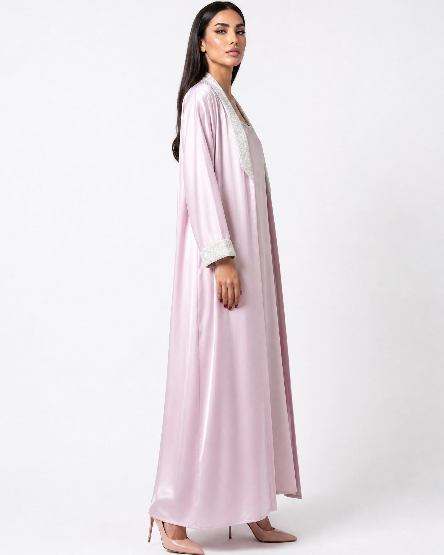 LIGHT PURPLE ABAYA SET - MAISON ARABELLE - MIRA Y MANO