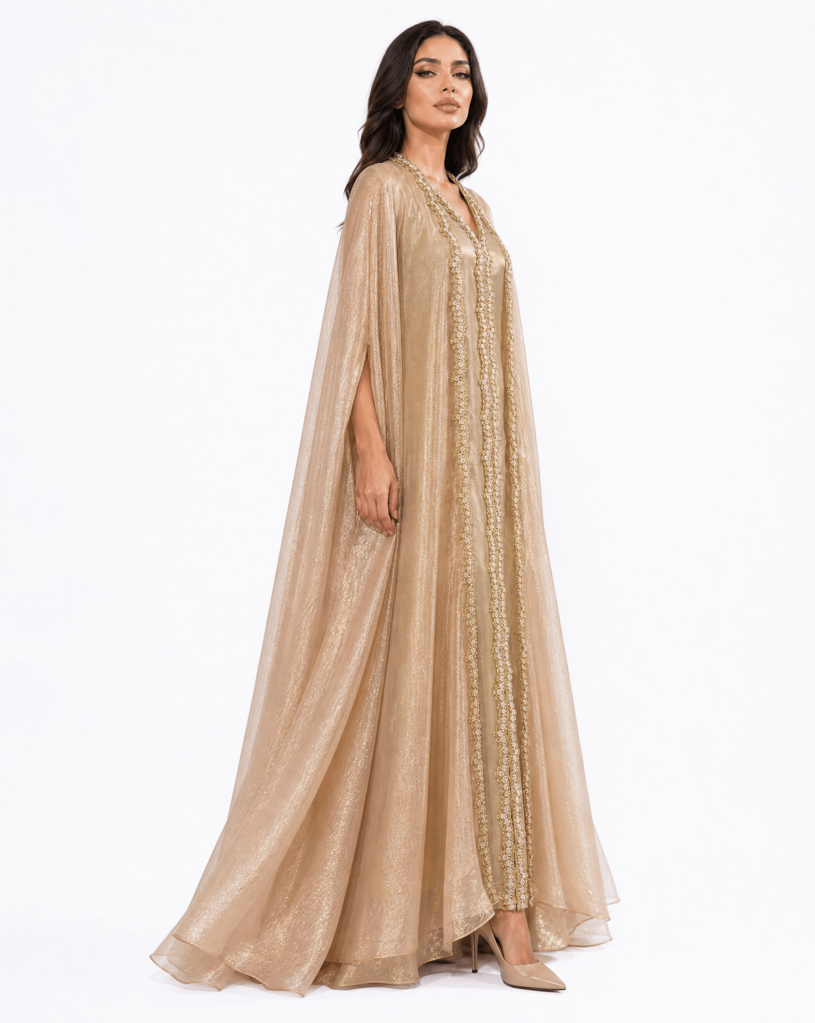 MIRA GOLD KAFTAN - MAISON ARABELLE - MIRA Y MANO