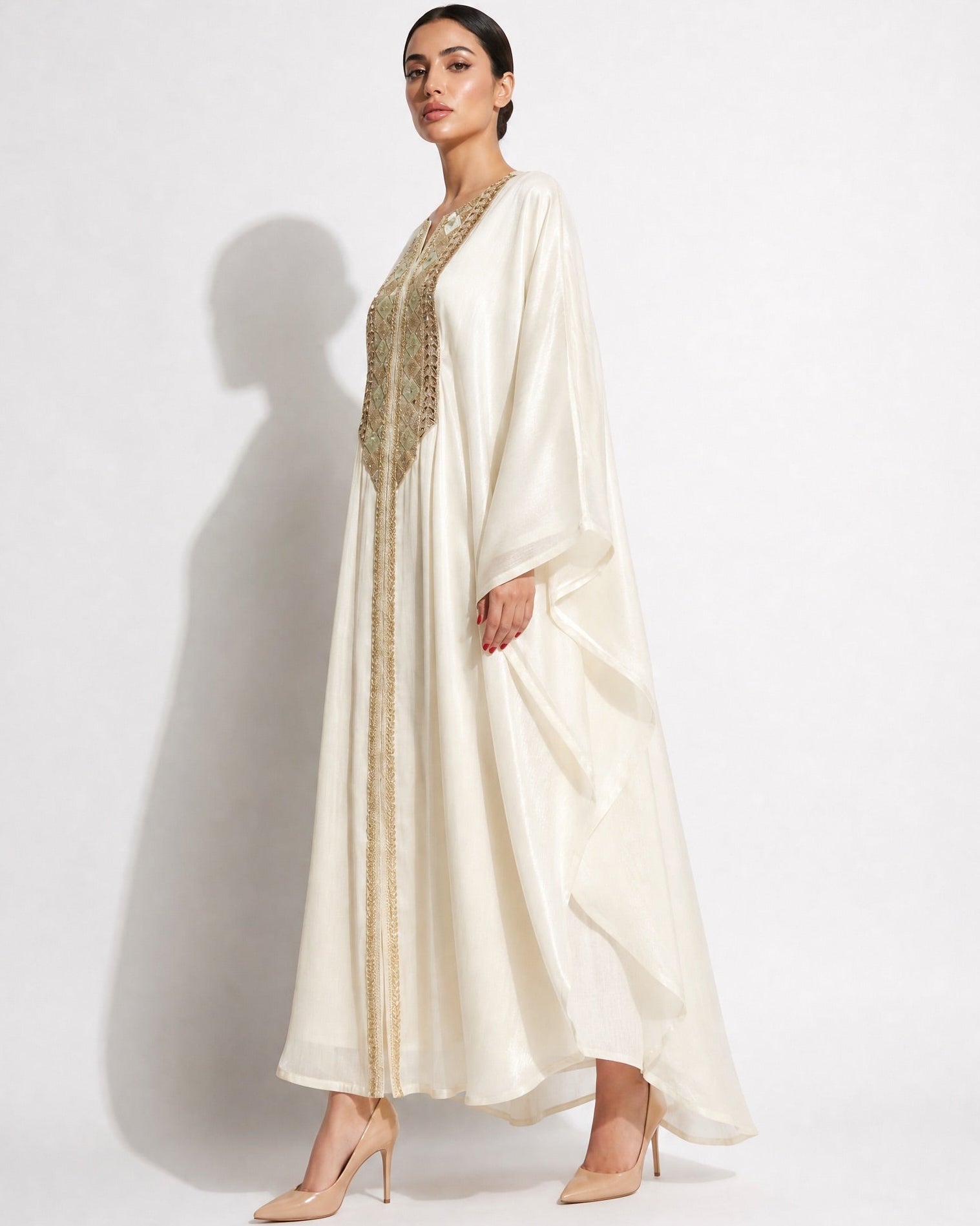 RAHMA OFFWHITE KAFTAN - MAISON ARABELLE - MIRA Y MANO