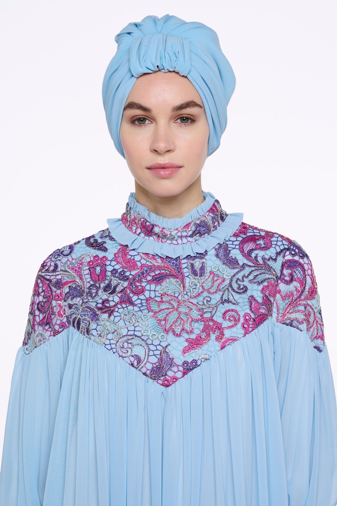MH03 - 0017 - BL TURBAN HAT - MIHA - MIRA Y MANO