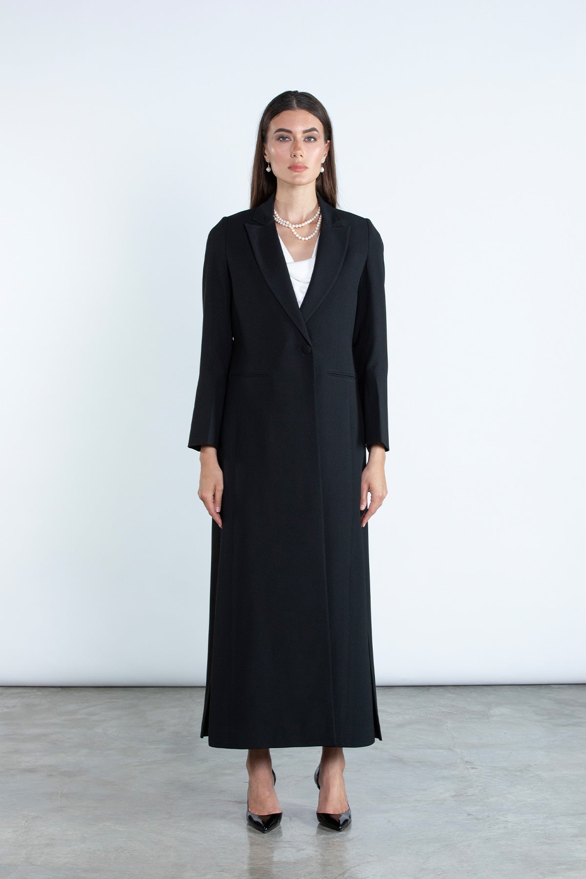 DC2007 - BLK ABAYA SET - MOONLIGHT CONCEPT - MIRA Y MANO
