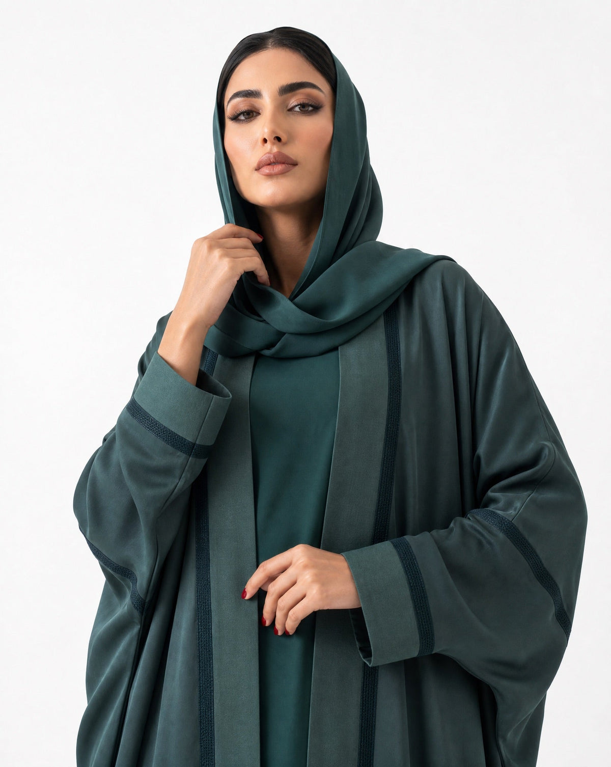 Kimono Qatt Pattern Abaya - MRAISHA - MIRA Y MANO