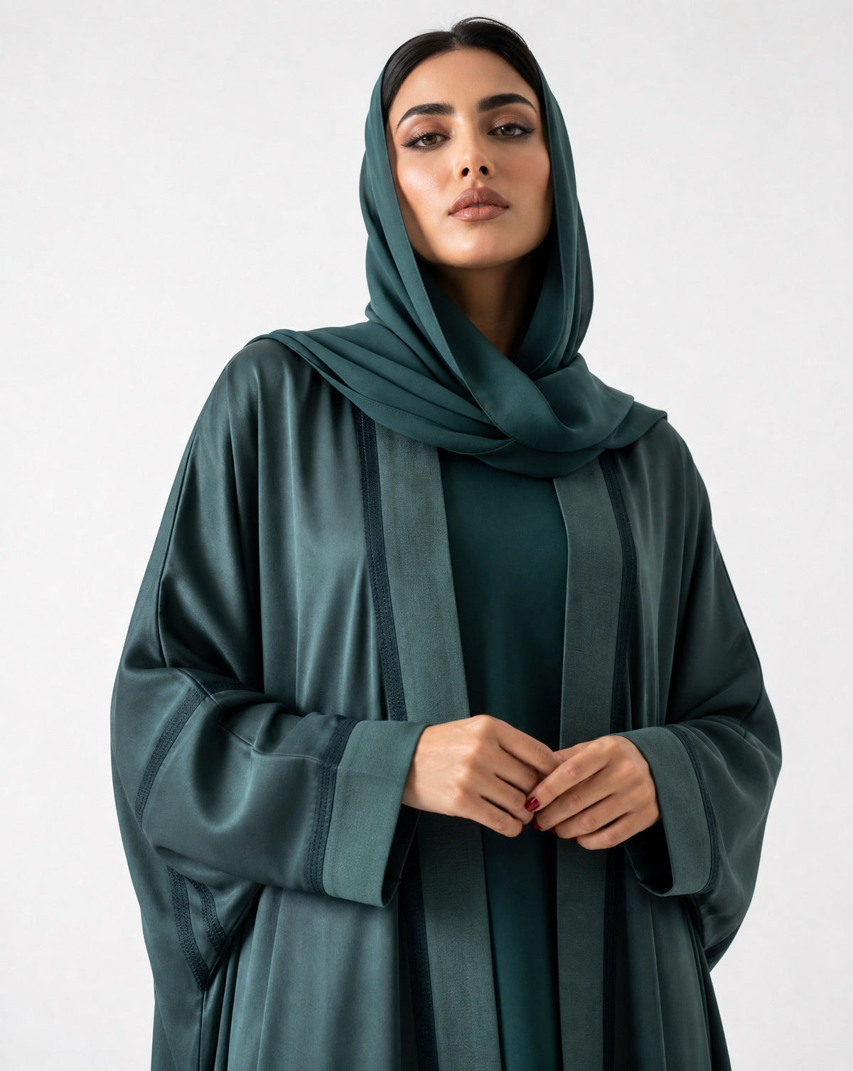 Kimono Qatt Pattern Abaya - MRAISHA - MIRA Y MANO