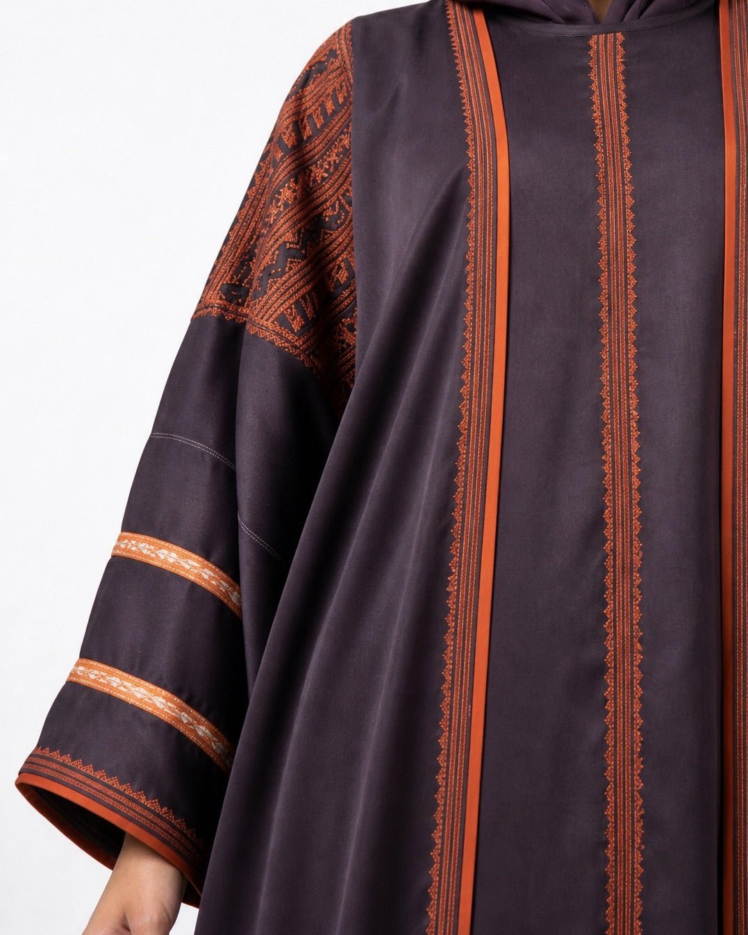 Vibrant Kimono-Cut Abaya Set - MRAISHA - MIRA Y MANO