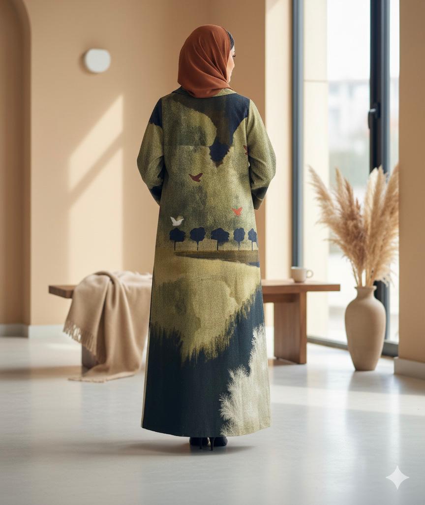 AW25MULA1 ABAYA - MULAKAAT - MIRA Y MANO