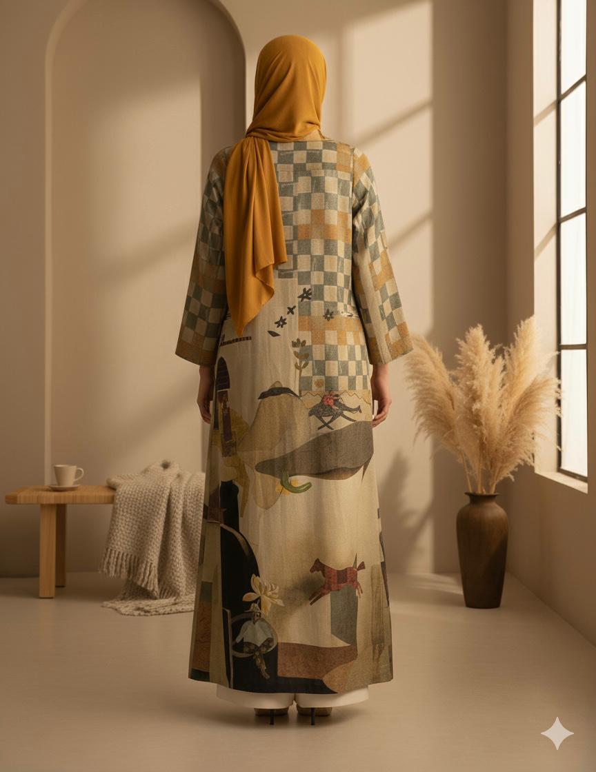 AW25MULA4 - E ABAYA - MULAKAAT - MIRA Y MANO