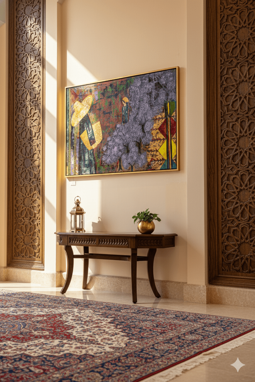 ASEER PAINTING - NADA ALOWAID - MIRA Y MANO