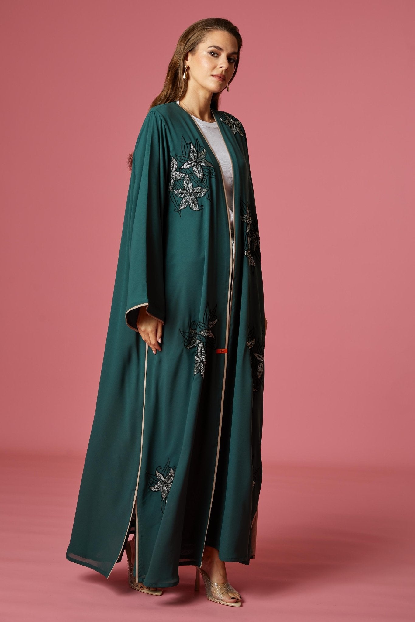 NM 416 GR ABAYA - NM BOUTIQUE - MIRA Y MANO