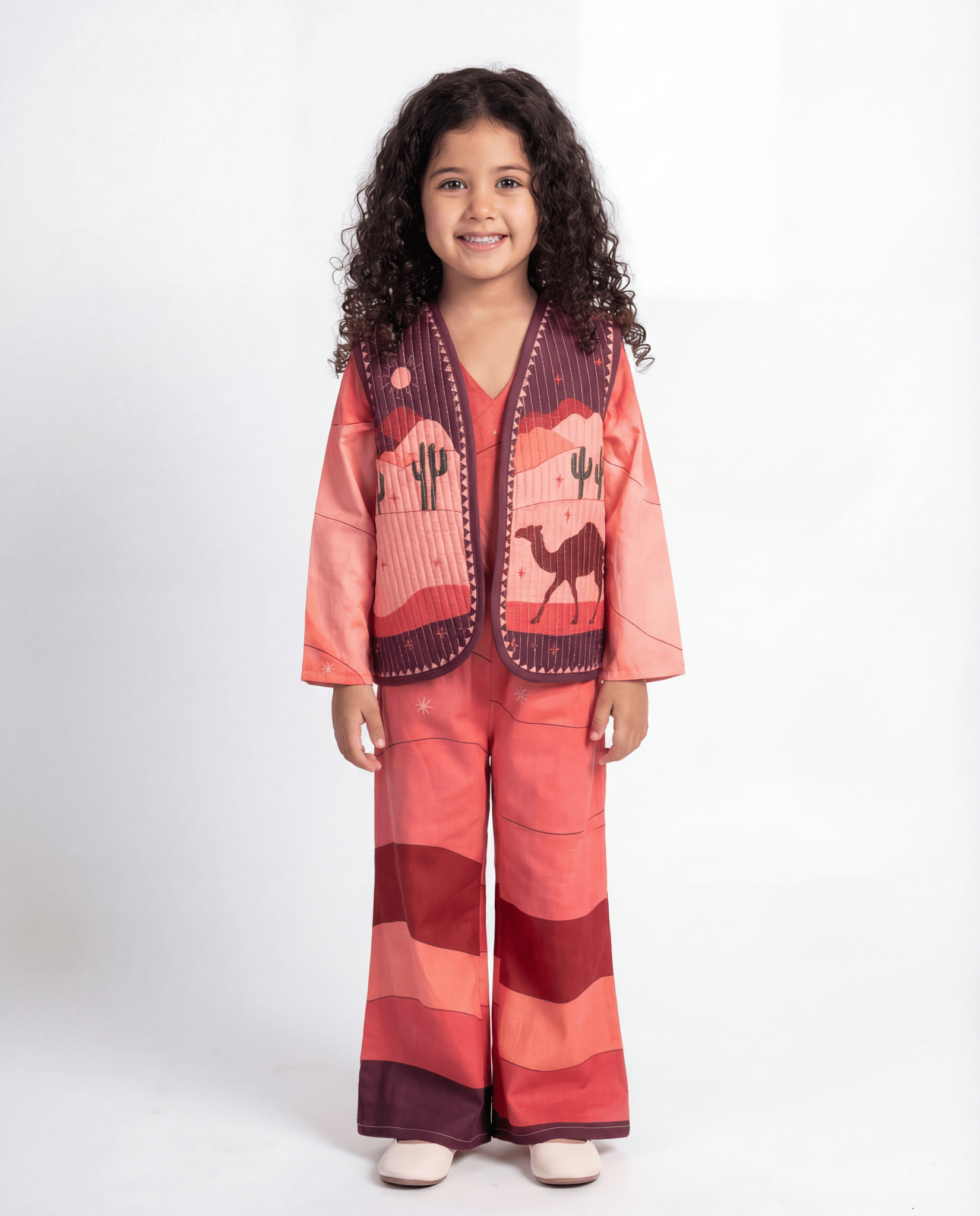 NAJDIA SALMON JUMPSUIT - NOUF FETAIHI - MIRA Y MANO