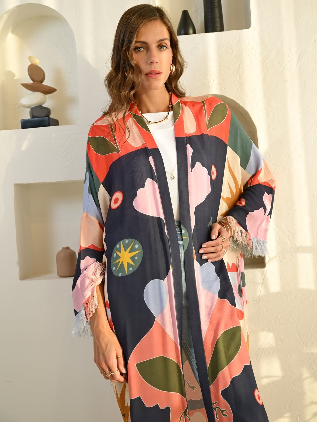 NF - K25 COLORFUL KIMONO - NOUF FETAIHI - MIRA Y MANO