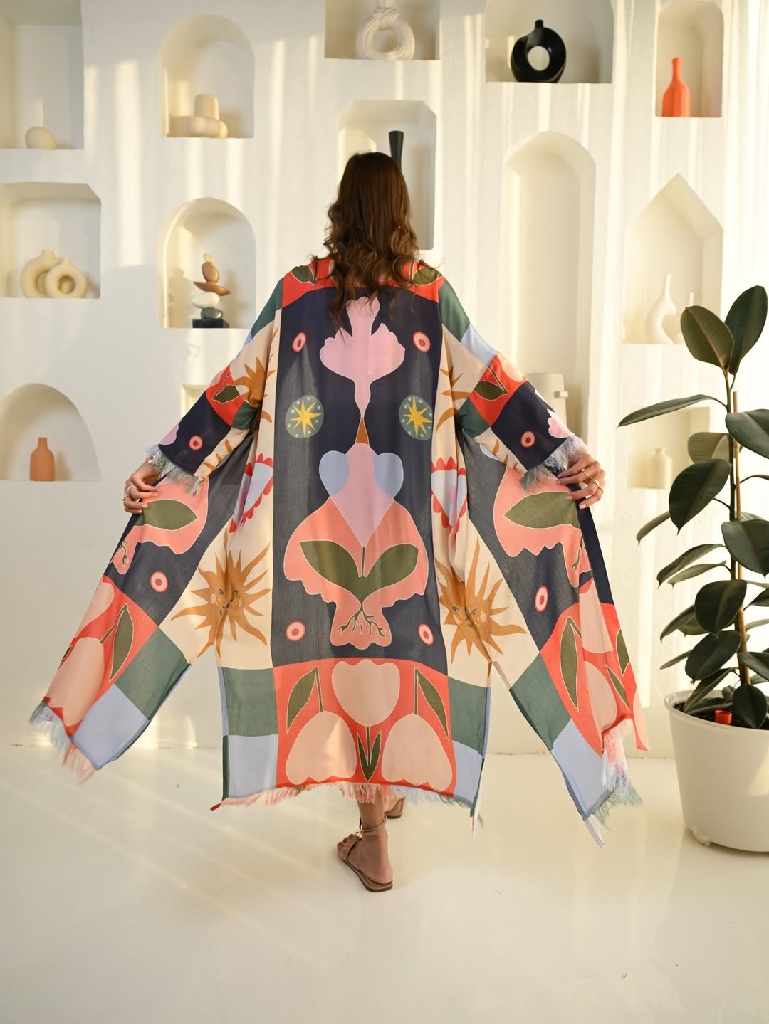 NF - K25 COLORFUL KIMONO - NOUF FETAIHI - MIRA Y MANO