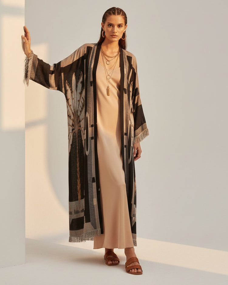NF - K25 - MAWTANI ABAYA - NOUF FETAIHI - MIRA Y MANO