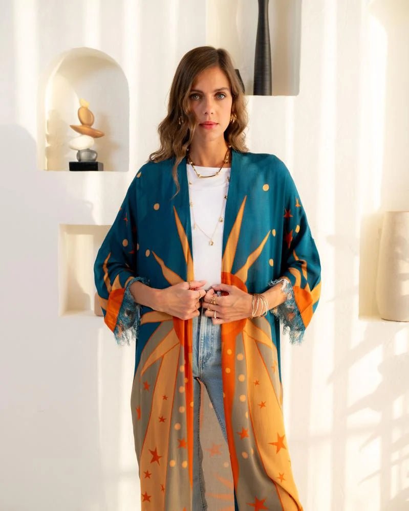 NF - K25 SUNRISE KIMONO - NOUF FETAIHI - MIRA Y MANO