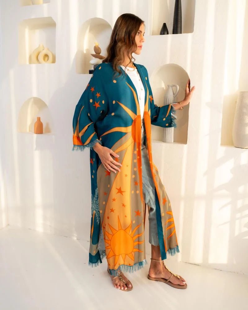 NF - K25 SUNRISE KIMONO - NOUF FETAIHI - MIRA Y MANO